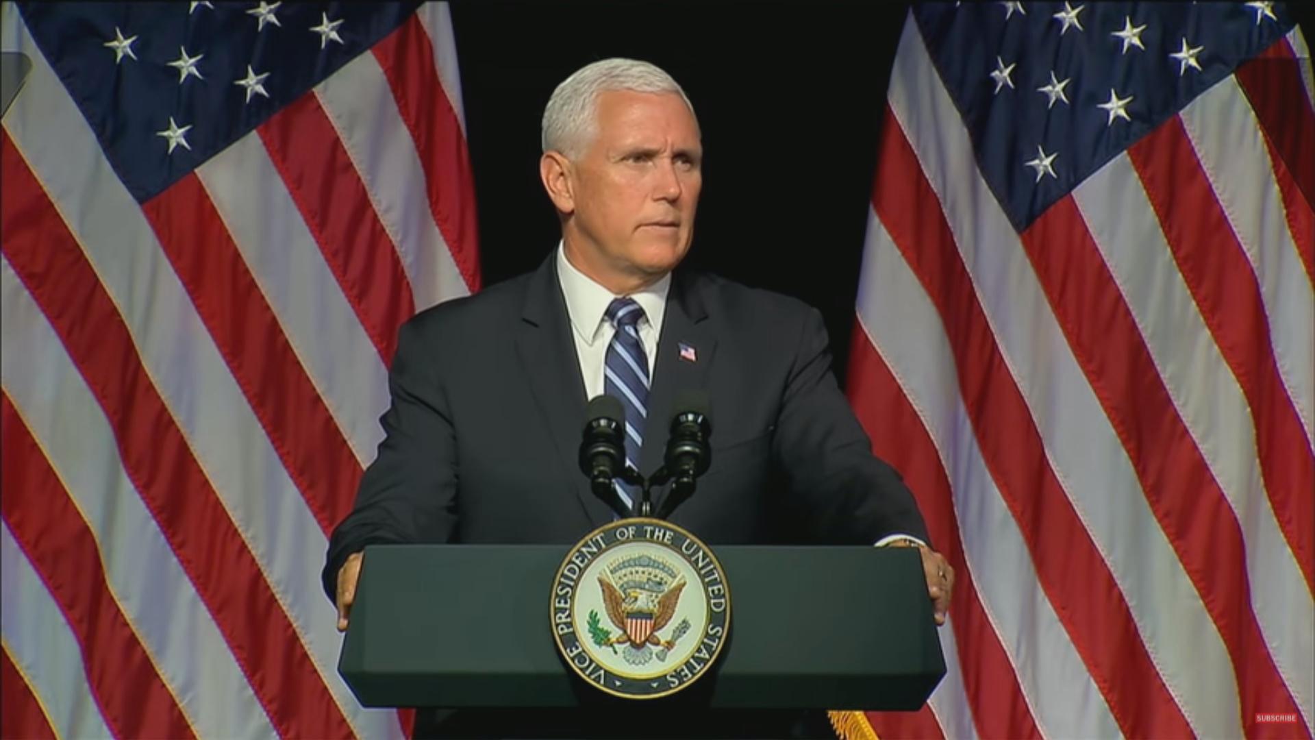 Vice President Mike Pence: “The space environment is fundamentally changed in the last generation.”