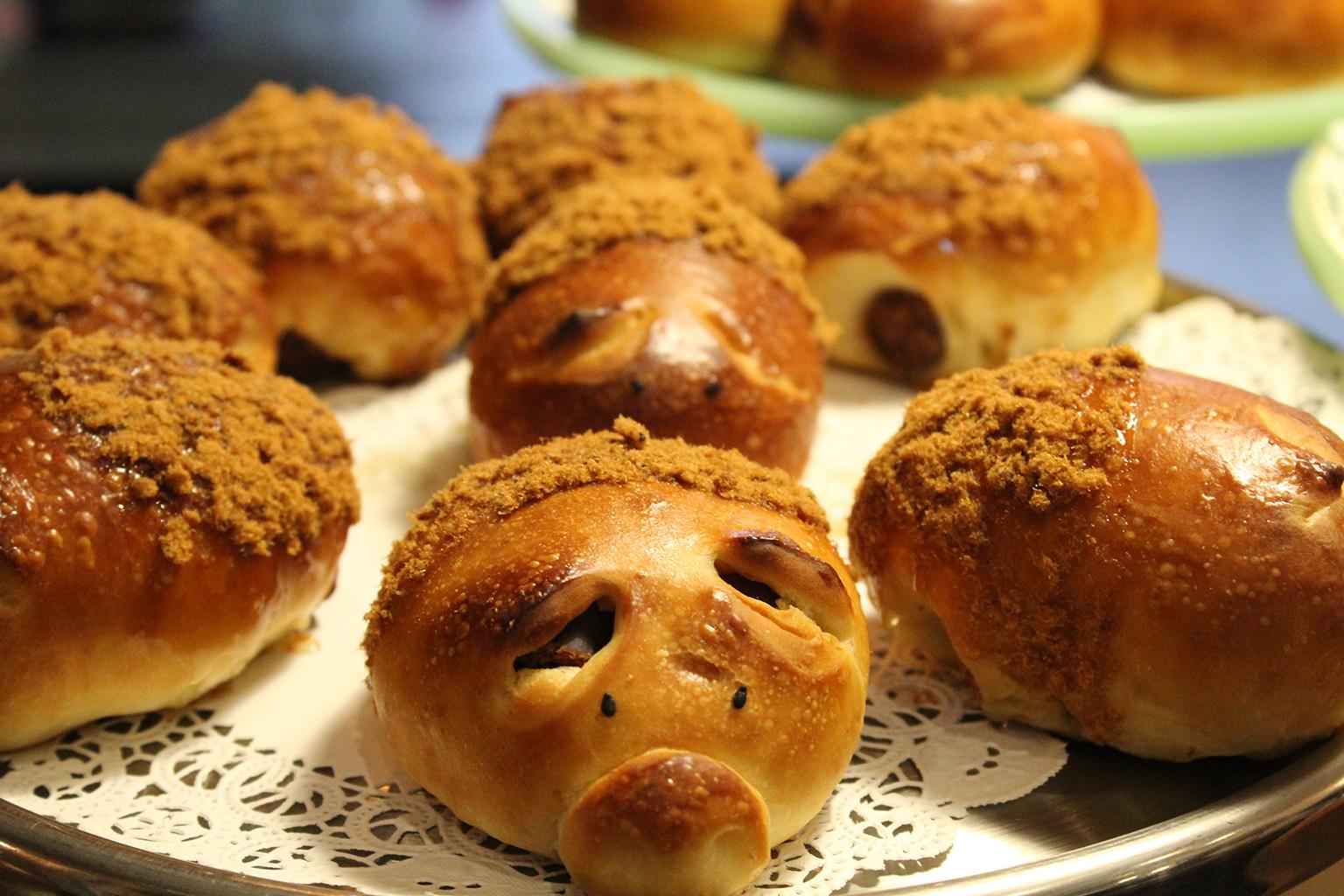 Pig Bun pastries at The Bakery at Fat Rice. (Courtesy of Fat Rice)