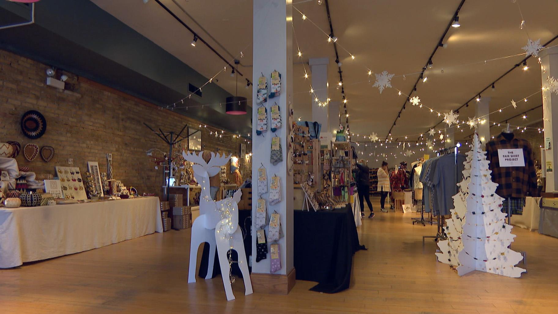 In Andersonville, Chicago Fair Trade is hosting its 8th annual holiday pop-up store until December 24 with a wide range of handmade items, from home decor to jewelry from over 30 countries.  (WTTW News)