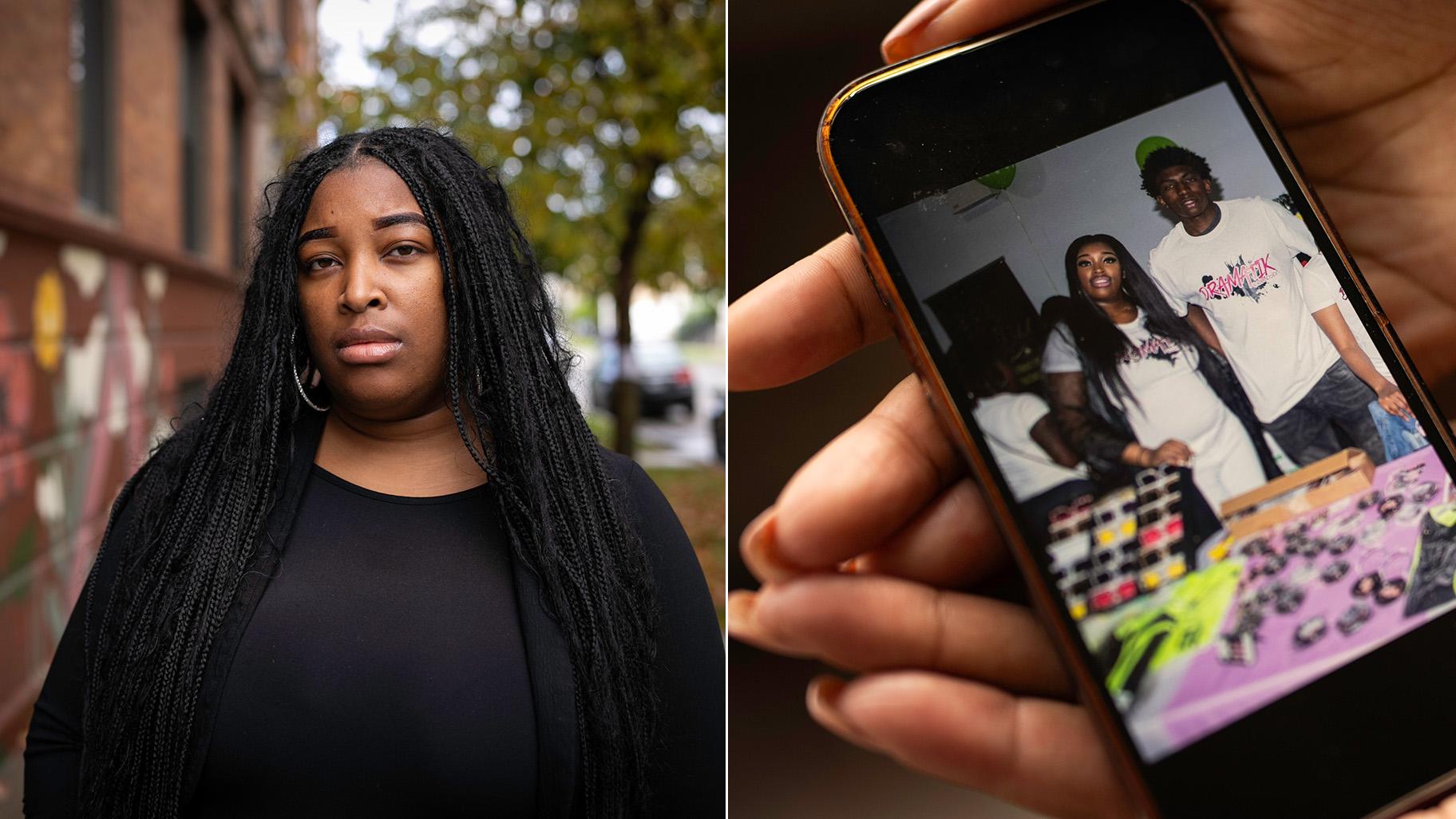 Porscha Banks’ brother Dexter Reed was shot and killed by Chicago police during a traffic stop. She’s frustrated by the city’s lack of progress toward meaningful police reform. (Sarahbeth Maney / ProPublica)