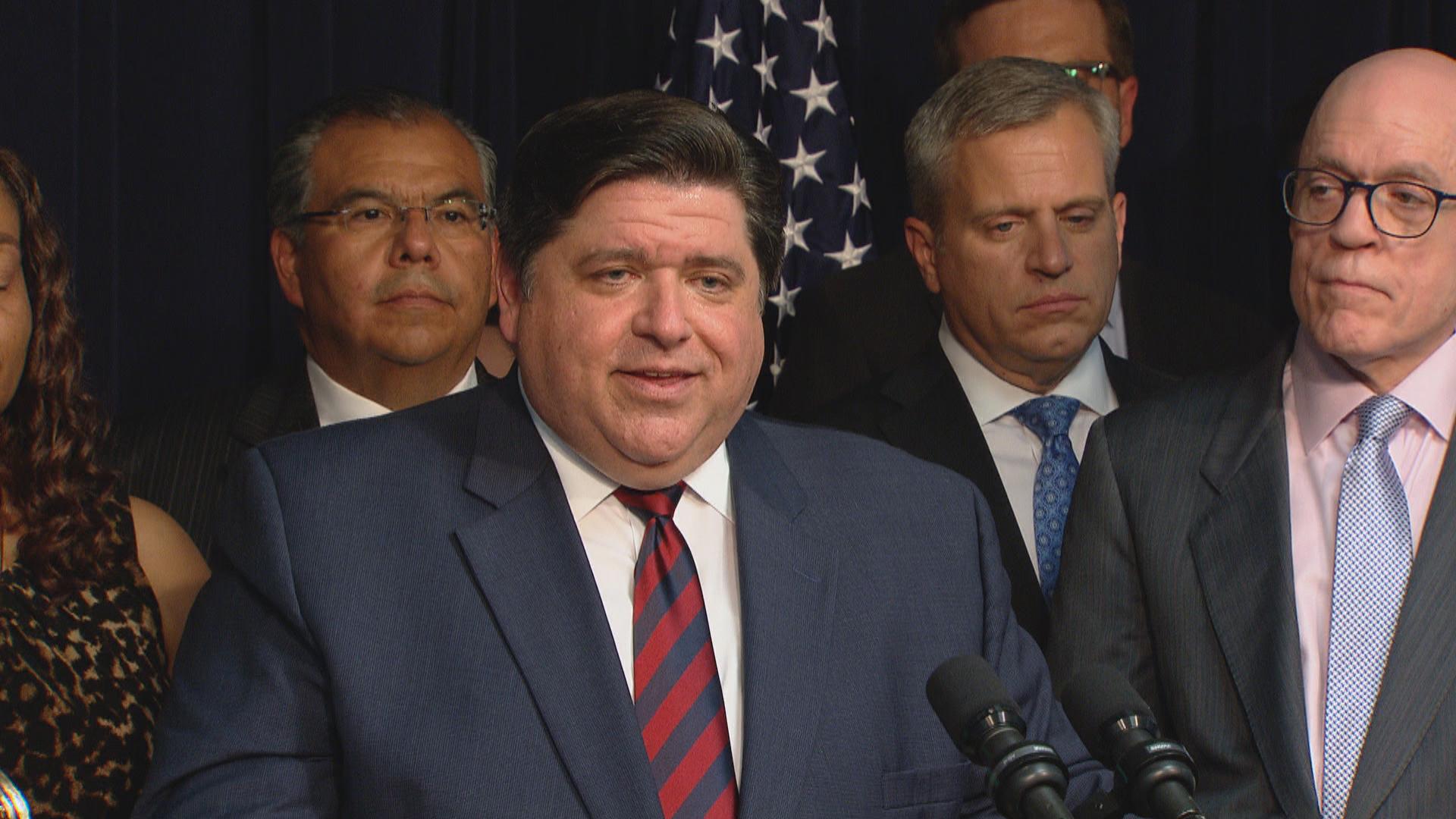 “We’re investing in the things that really matter in this state,” Gov. J.B. Pritzker said at a press conference after signing the $40 billion spending plan Wednesday, June 5, 2019. “Many of these things haven’t been addressed for 20 years.”