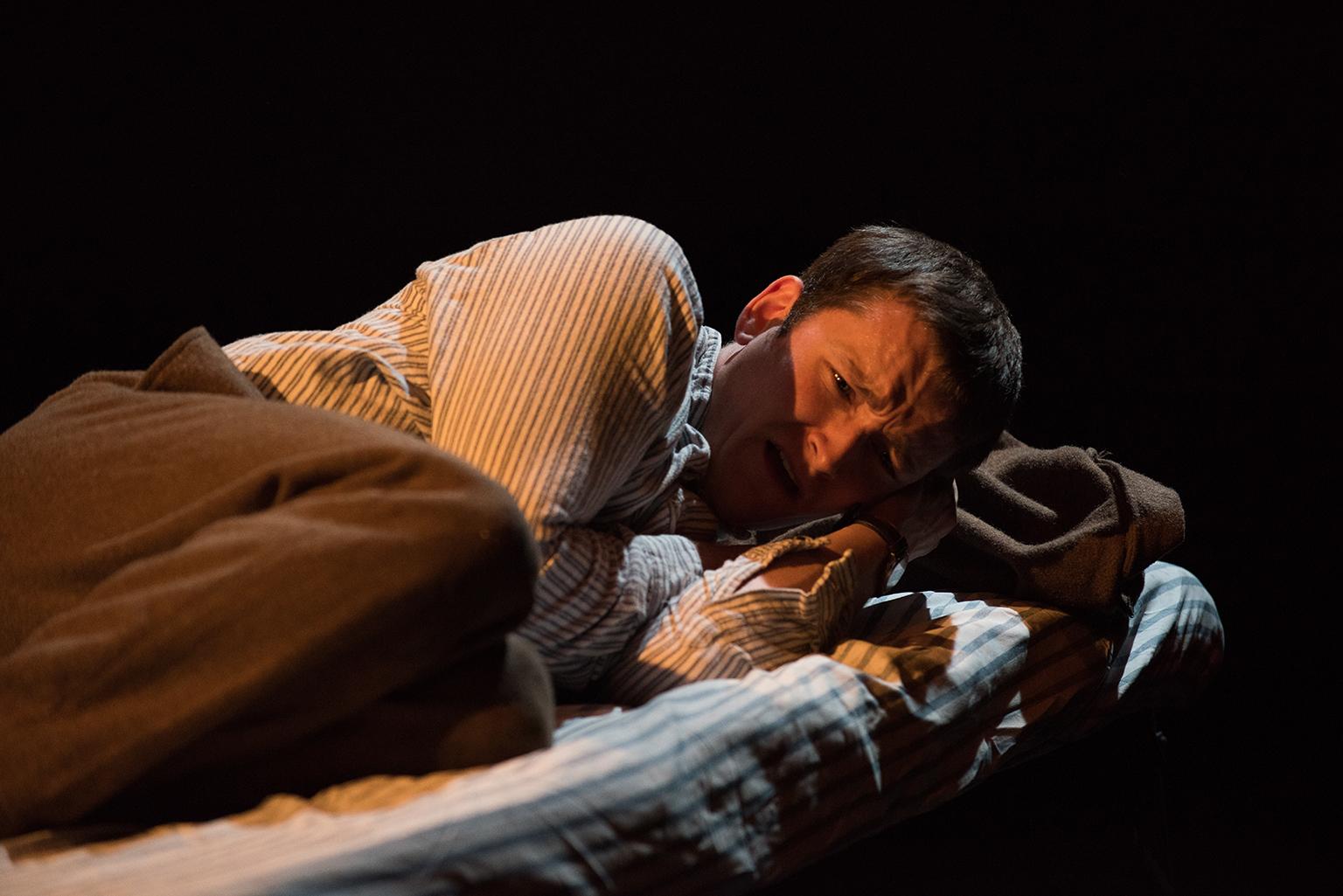 Shane O’Regan in “Private Peaceful.” (Credit: Ahron R. Foster)
