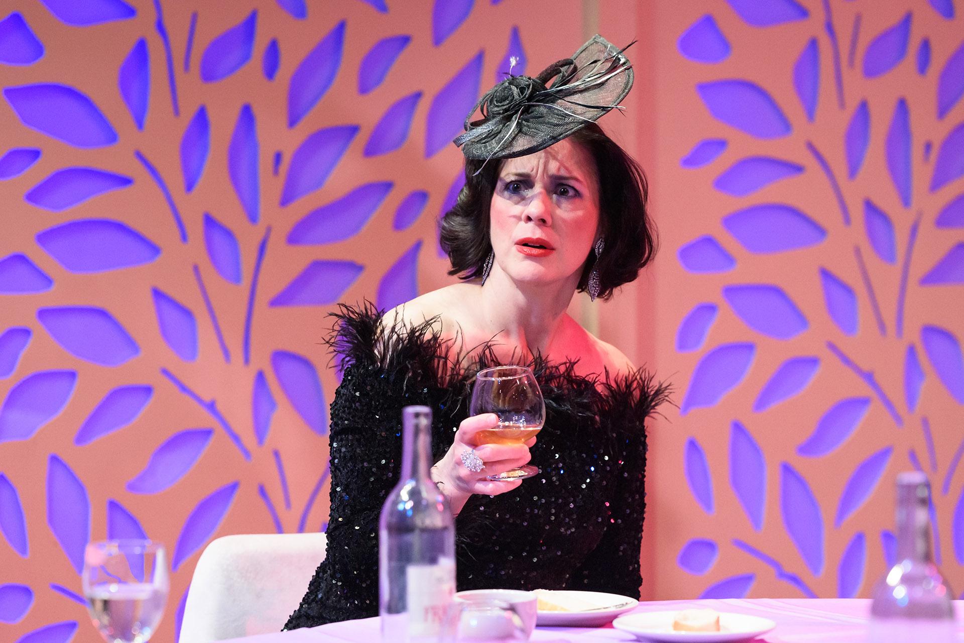 Linda Gillum in “Top Girls.” (Photo by Michael Courier)
