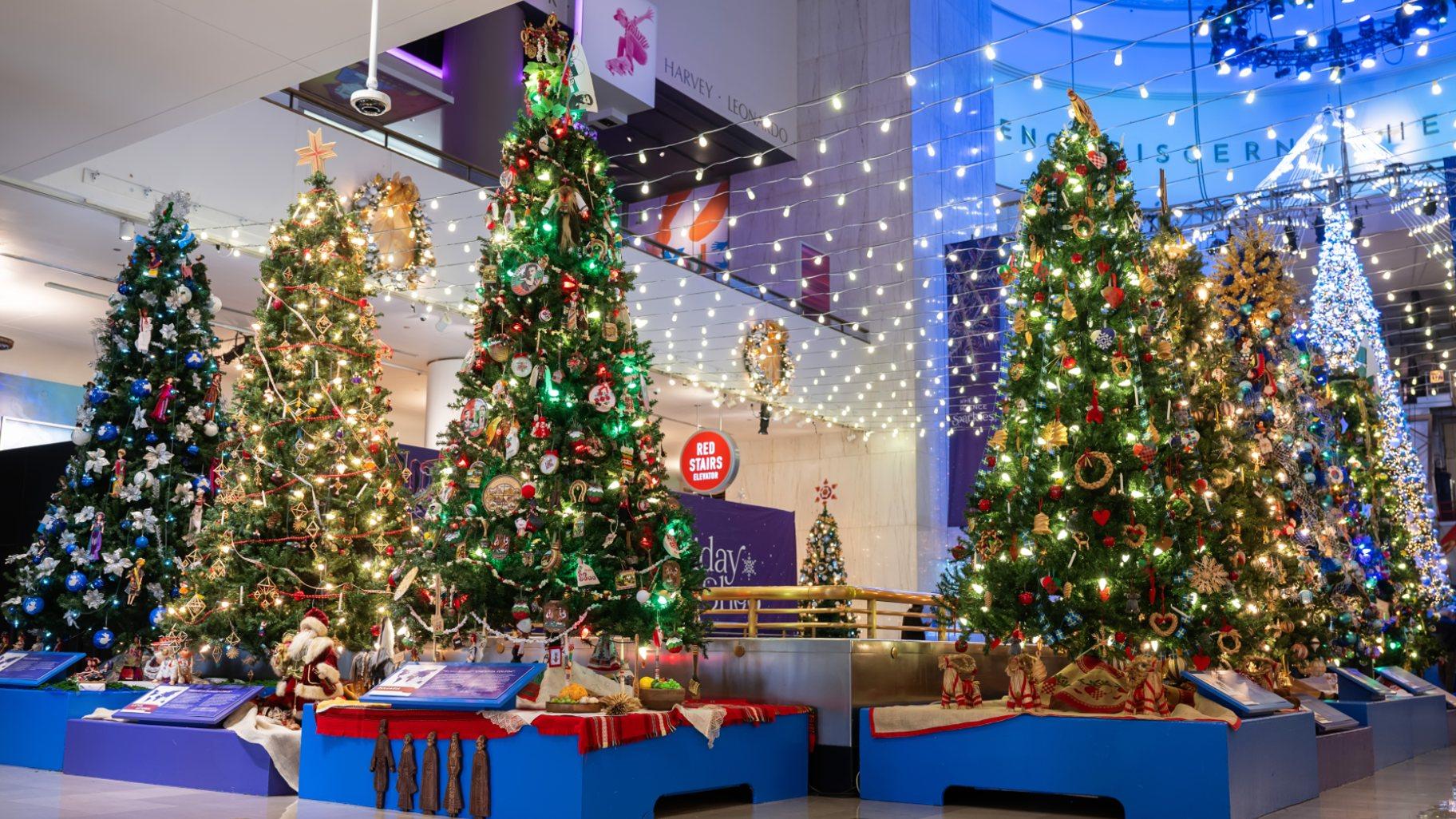 “Christmas Around the World” and “Holidays of Light.” (Heidi Peters / Griffin Museum of Science and Industry)