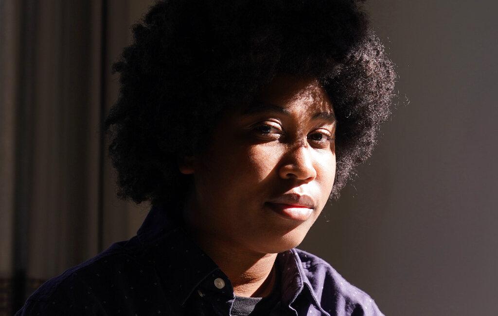 Christy DeGallerie poses for a portrait Tuesday, Sept. 29, 2020, in Dallas. (AP Photo / LM Otero)