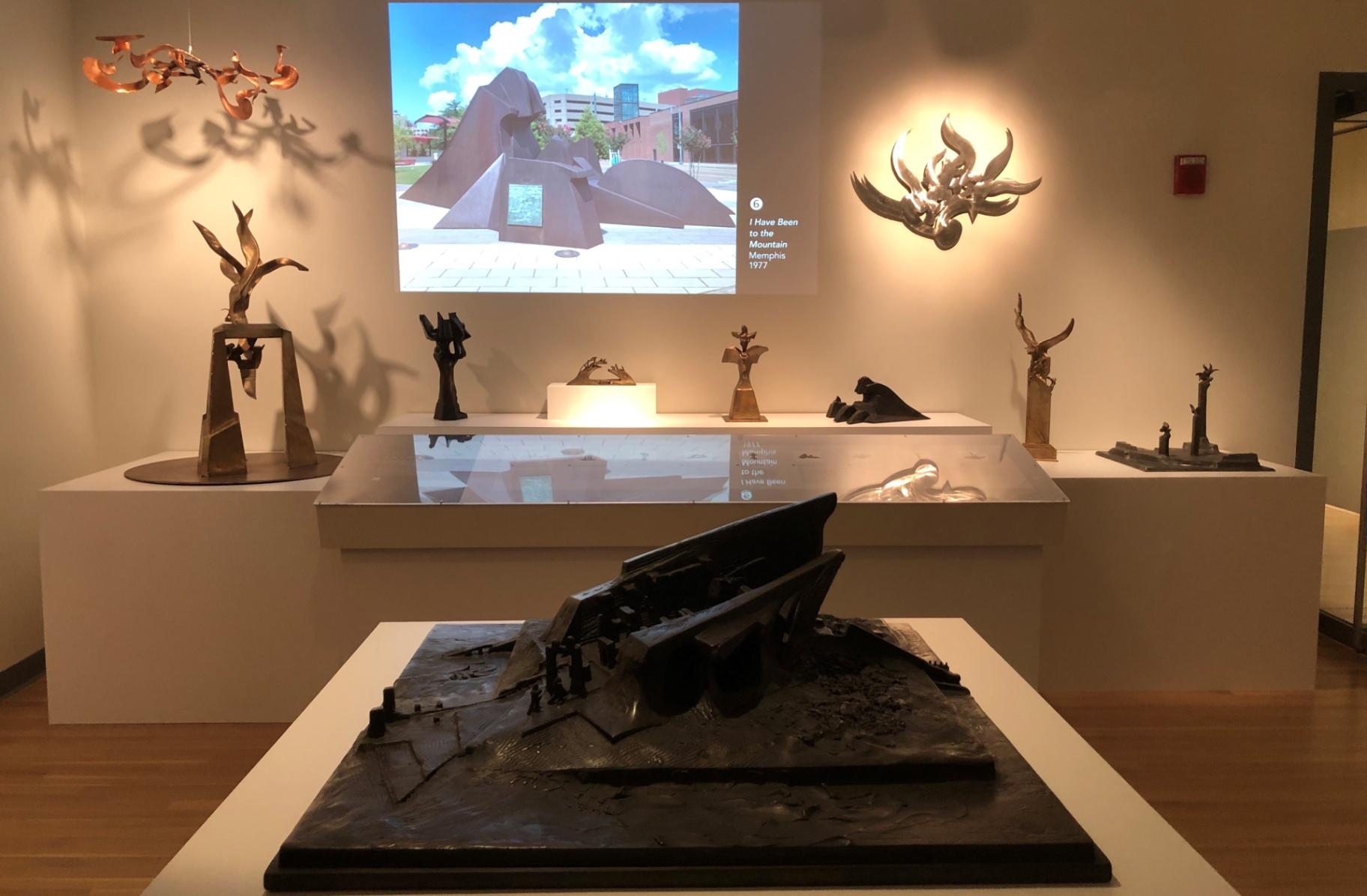 “Freedom in Form: Richard Hunt” at the Loyola University Museum of Art runs through Nov. 15, 2025. (Marc Vitali / WTTW News)