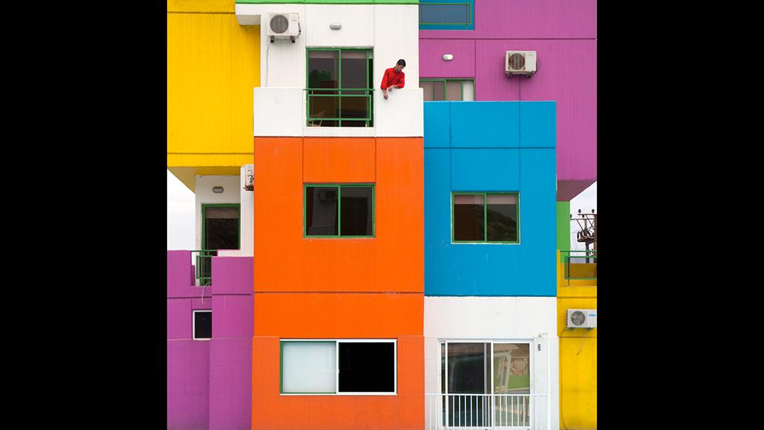 Serge Najjar, “Rubik’s House,” 2014,  from the “A Closer Look at the Ordinary” series. (Catherine Edelman Gallery)