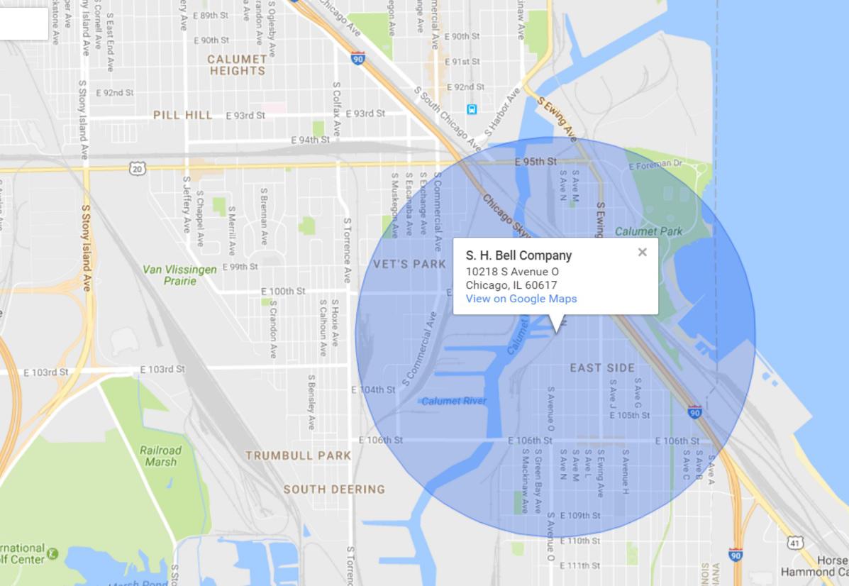 About 20,000 residents live within one mile of S.H. Bell's Chicago facility, according to the Southeast Environmental Task Force.