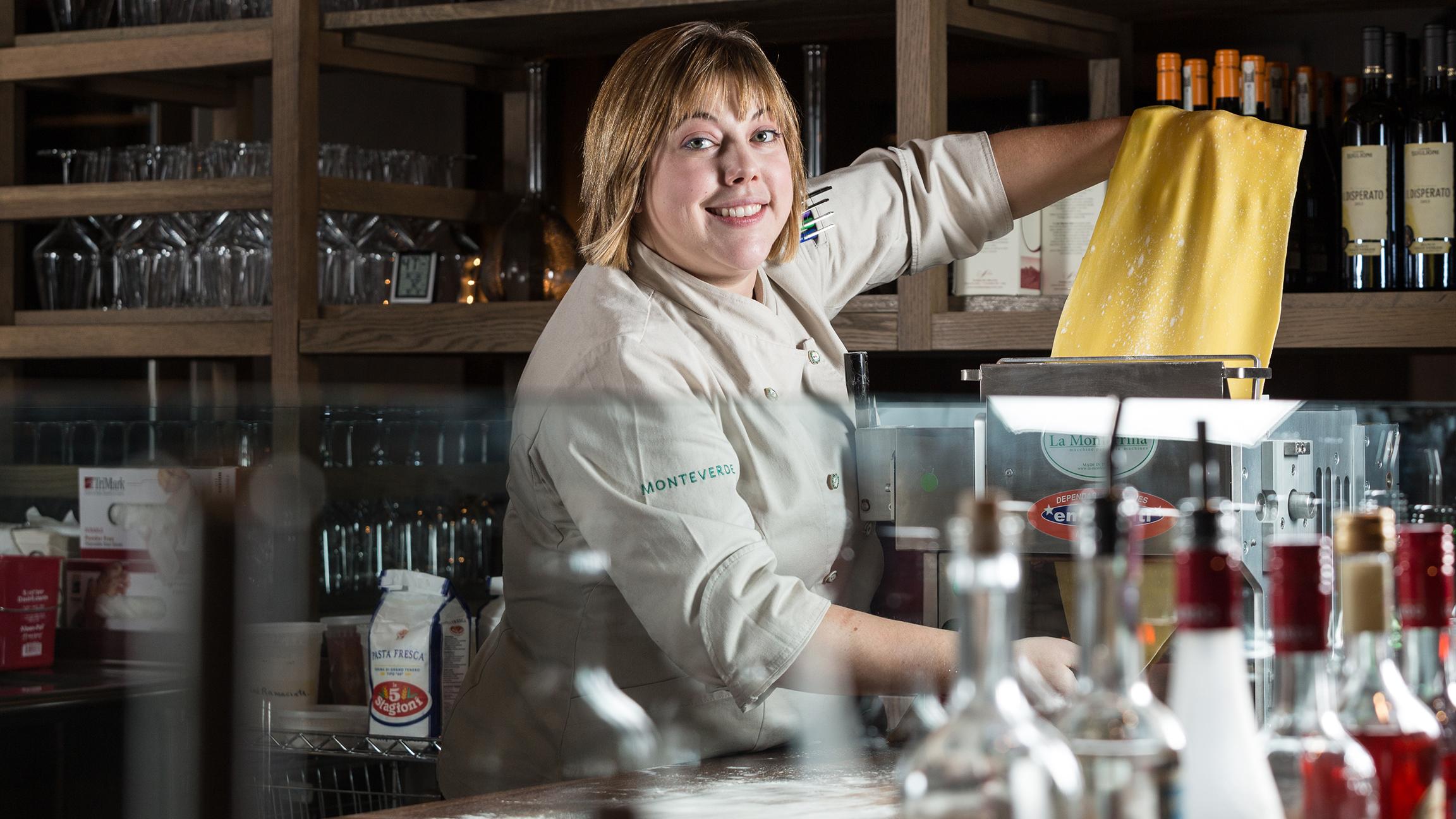 Sarah Grueneberg’s love for Italian food and pasta-making stems from her experience as line cook and, later, executive chef at Spiaggia Restaurant. (Credit: Galdones Photography) 