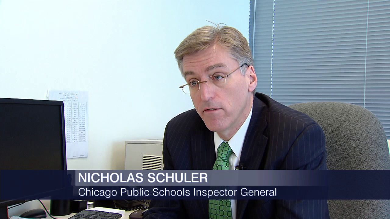 CPS Inspector General Nicholas Schuler claims the district's internal auditors have interfered with his office's work by conducting "parallel investigations" into employee misconduct. (Chicago Tonight)