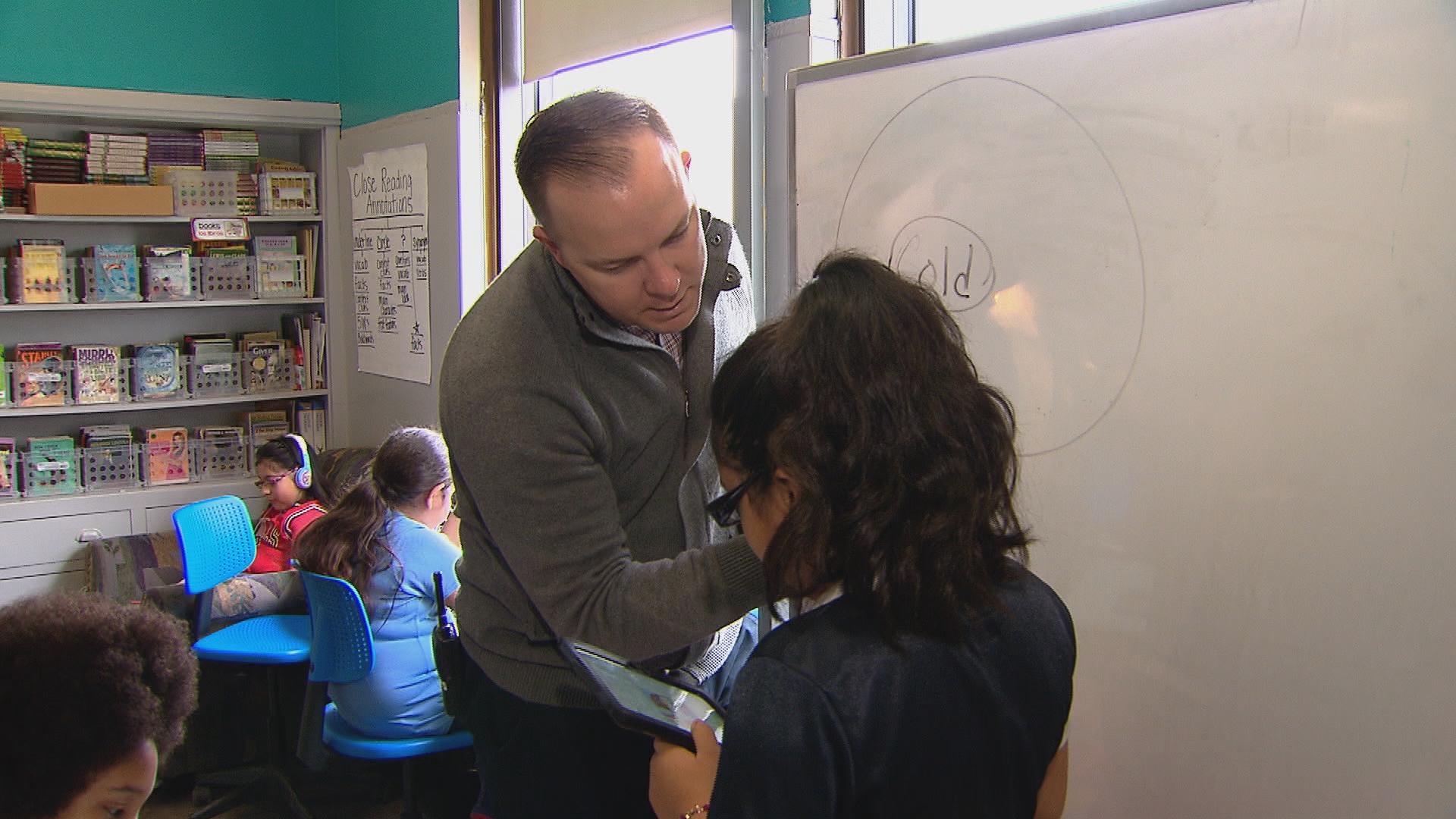 Scott Frauenheim, principal of the West Belden campus of the Chicago International Charter School.