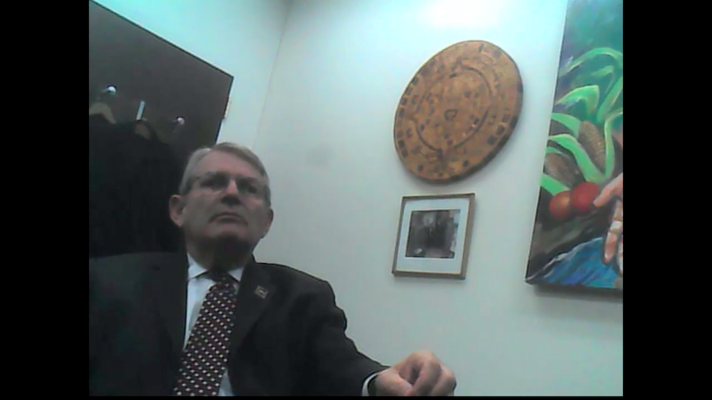 Michael McClain speaks with Danny Solis in a secret recording made by Solis at his office on Nov. 14, 2017.  (U.S. Attorneys Office)