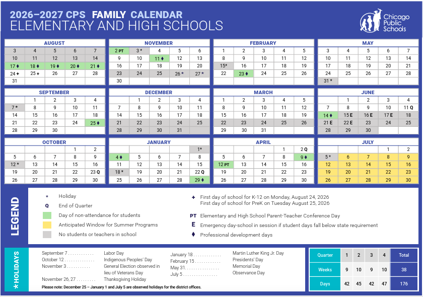 CPS Unveils Calendar Proposals for 2026-27 and 2027-28 ...