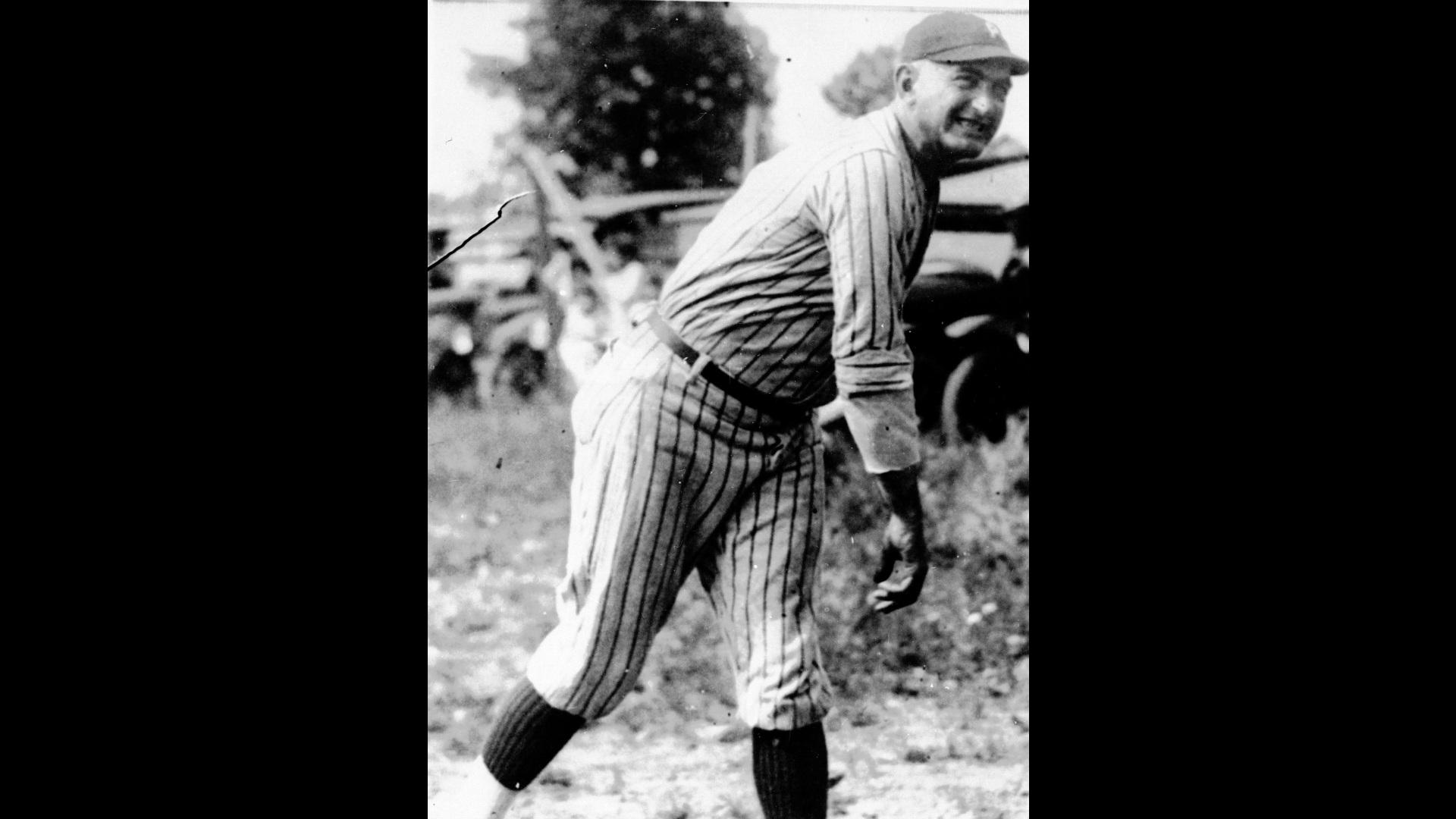 This undated file photo shows baseball player player Shoeless Joe Jackson. (AP Photo/File)