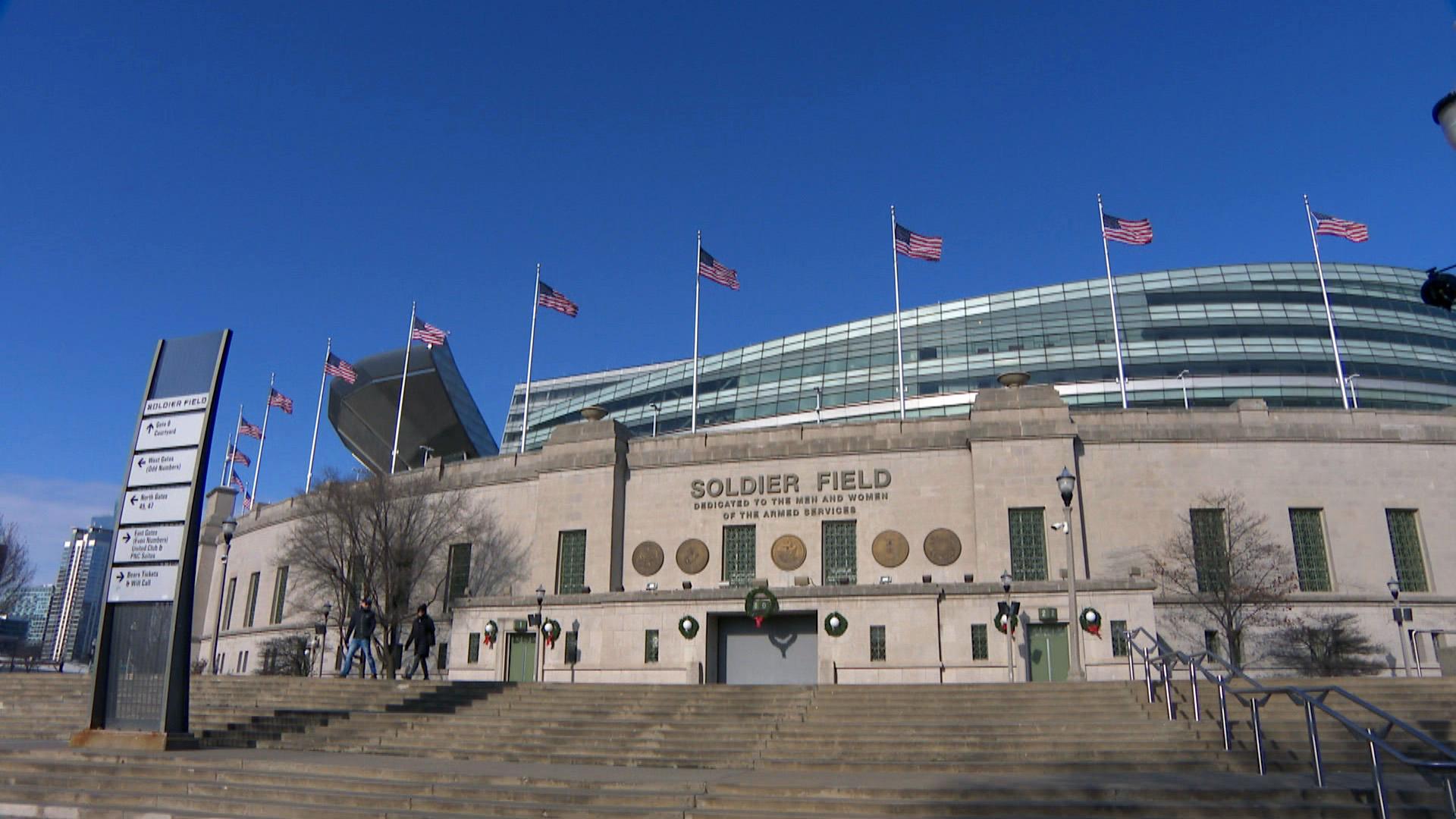 The Bears parking lot was to have moved west back in 1998, and replaced with green space. The new Museum Campus working group could revisit that conversation. (WTTW News)