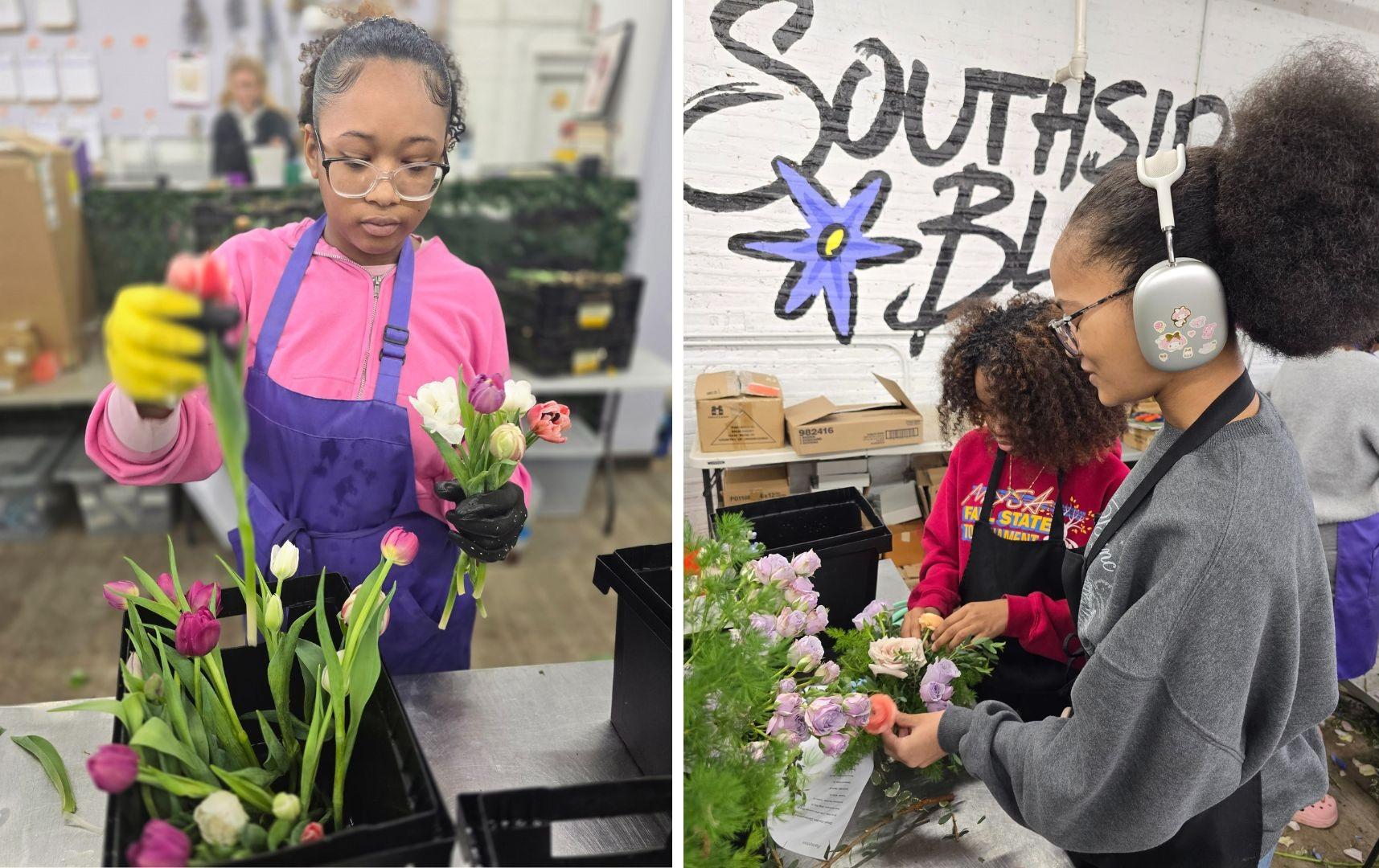  Southside Blooms transforms vacant lots on Chicago’s South Side into flower farms that employ at-risk young people. (Provided)