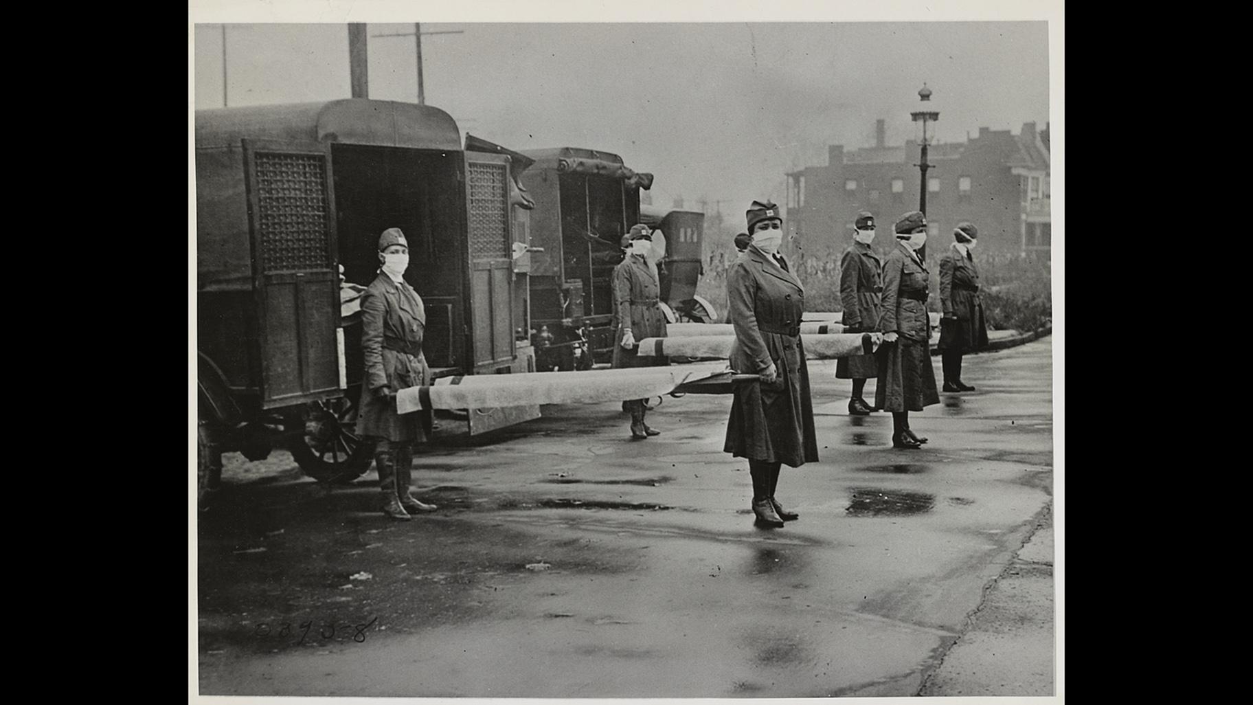 The Spanish flu pandemic (Library of Congress)