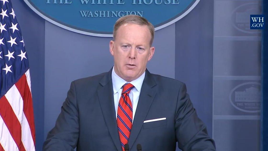 Sean Spicer served as White House press secretary under President Donald Trump. (whitehouse.gov) 