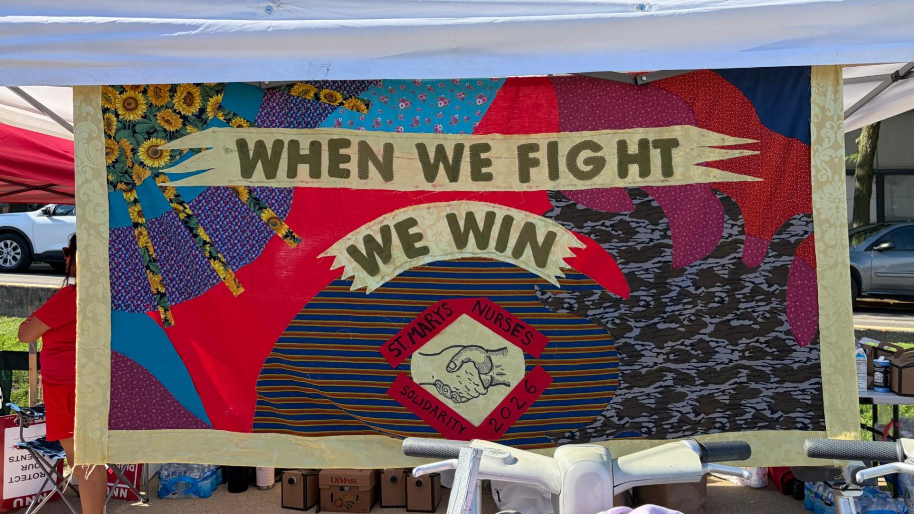 About 400 nurses work at Saint Mary of Nazareth Hospital, according to a union spokesperson. Nurses are scheduled to hold their union election on June 17, 2026. (Eunice Alpasan / WTTW News)