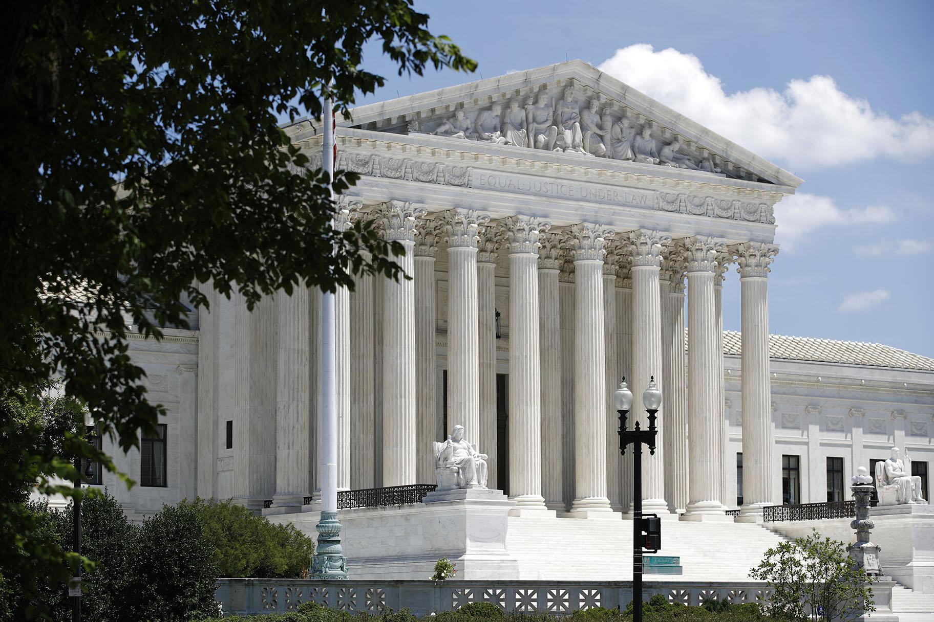 In this June 29, 2020 file photo, the Supreme Court is seen on Capitol Hill in Washington. (AP Photo / Patrick Semansky)