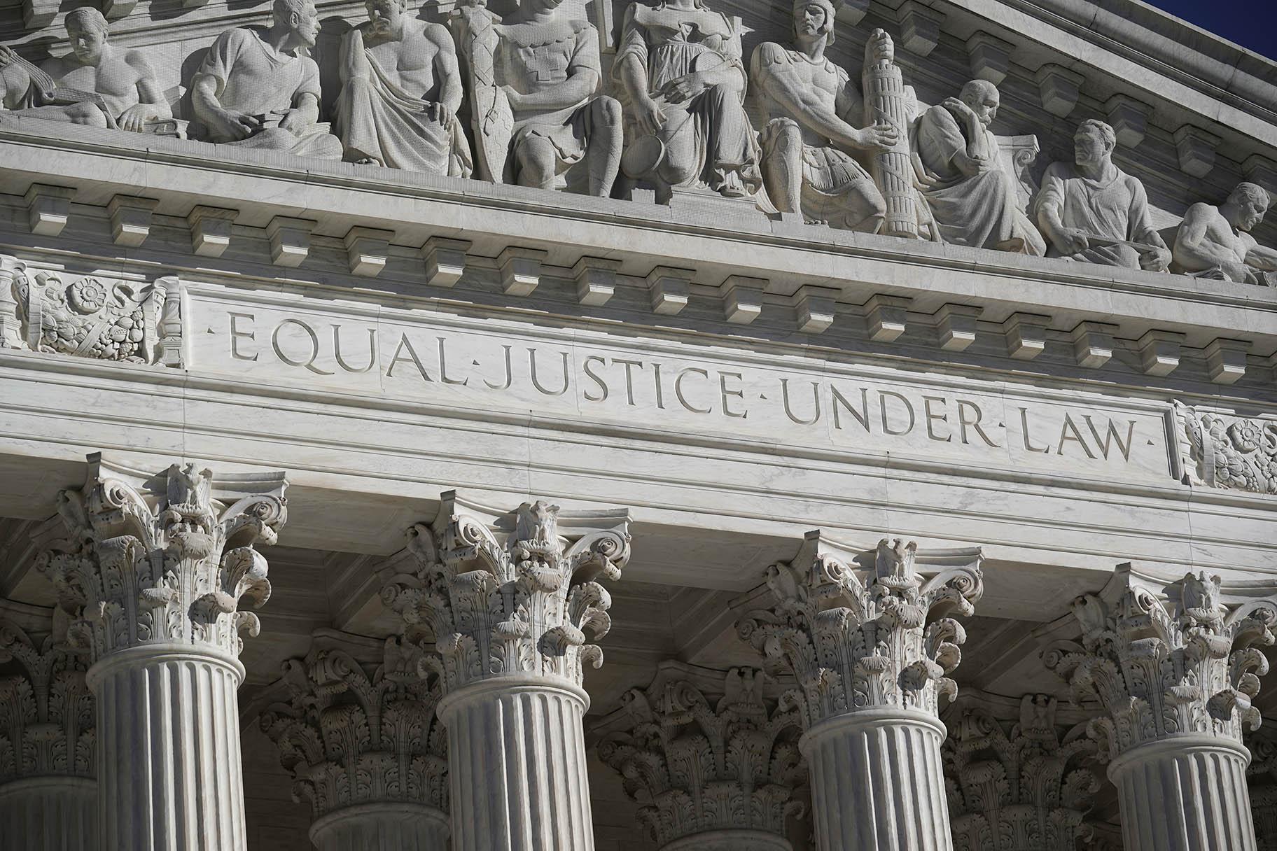 In this Nov. 4, 2020 file photo, the Supreme Court is seen in Washington. (AP Photo / J. Scott Applewhite, File)