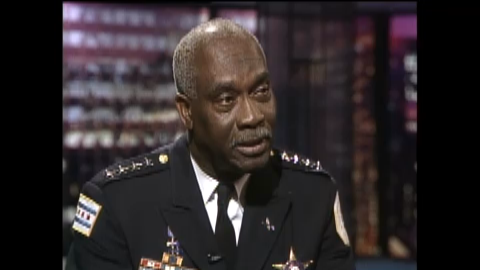 Police Superintendent Terry Hillard appears on “Chicago Tonight" on June 6, 2000. (WTTW News)