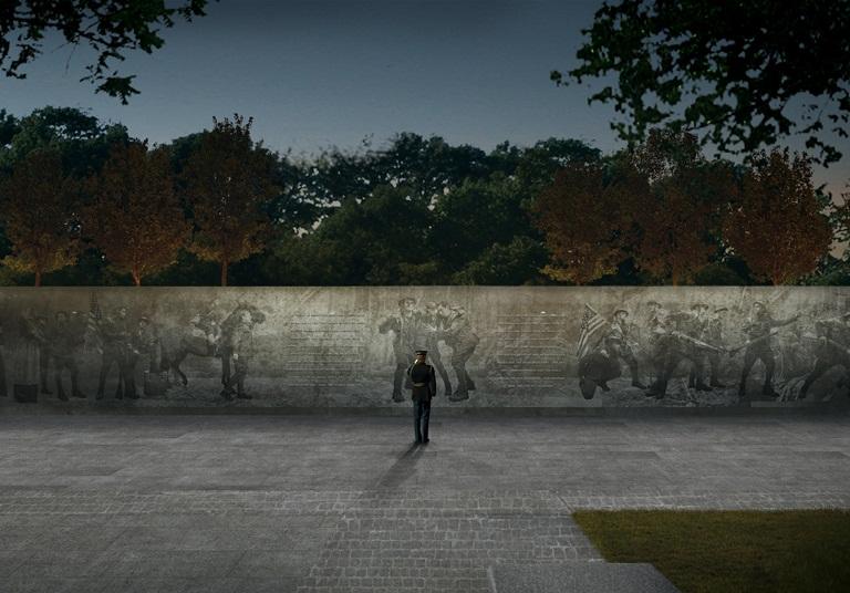 Memorial design by Joe Weishaar (Courtesy of World War I Centennial Commission)