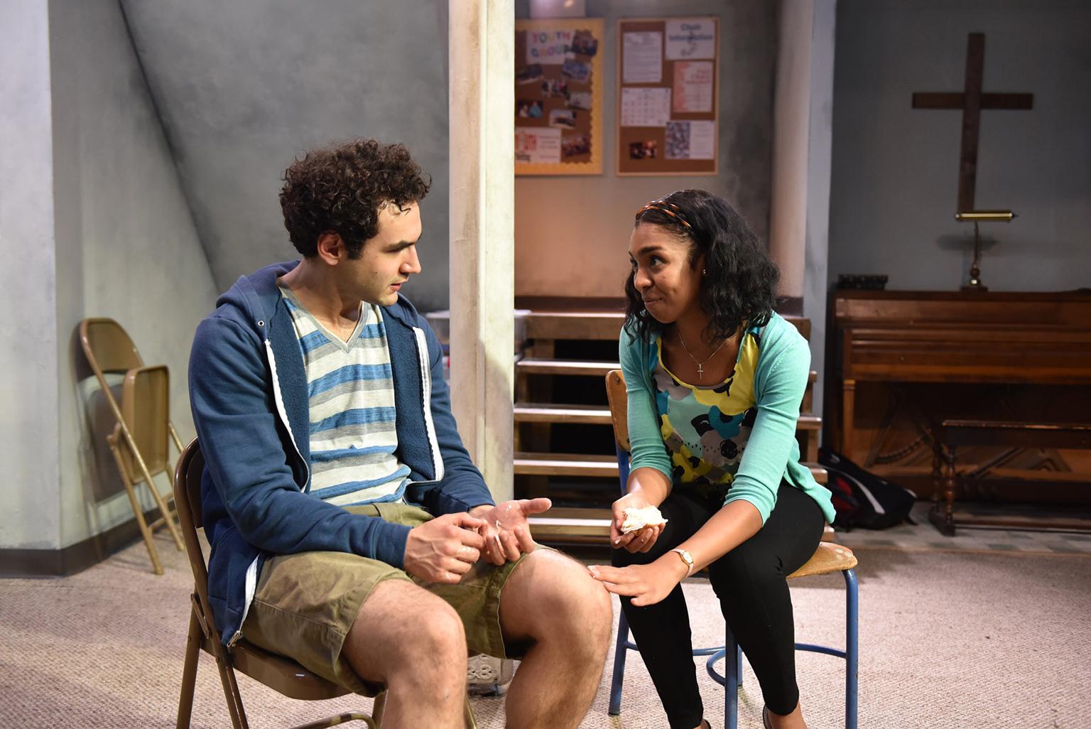 Raphael Diaz and Kiayla Ryann in “The Harvest.” (Photo by Michael Courier)