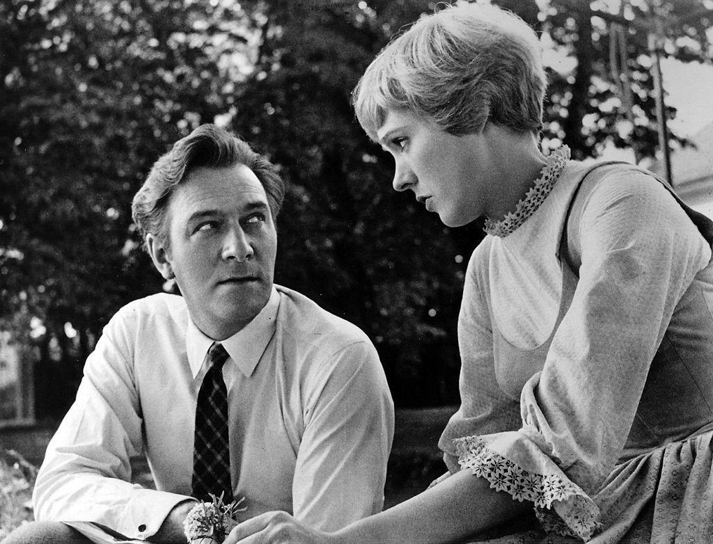 Christopher Plummer and Julie Andrews on location in Salzburg during the filming of The Sound of Music, 1964 (20th Century Fox via Wikimedia Commons)