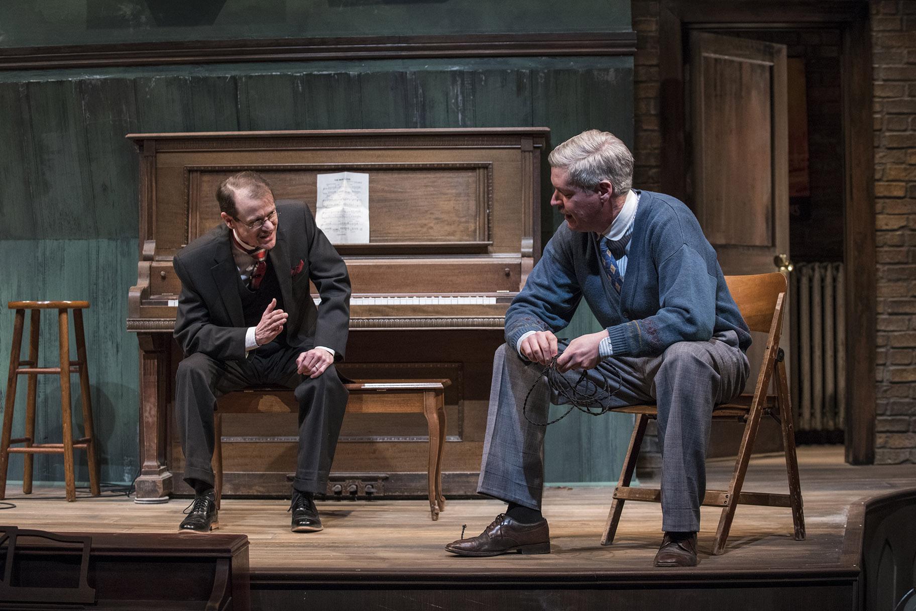 Thomas J. Cox, left, and Peter Moore in “Ma Rainey’s Black Bottom” (Photo credit: Michael Brosilow)