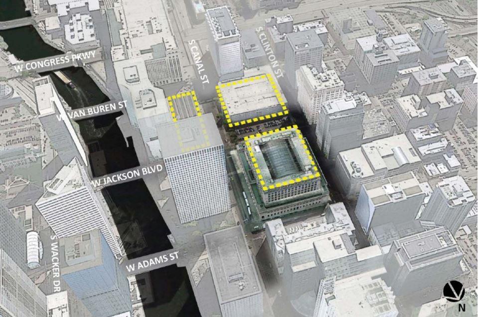 The Union Station air rights are up for sale.