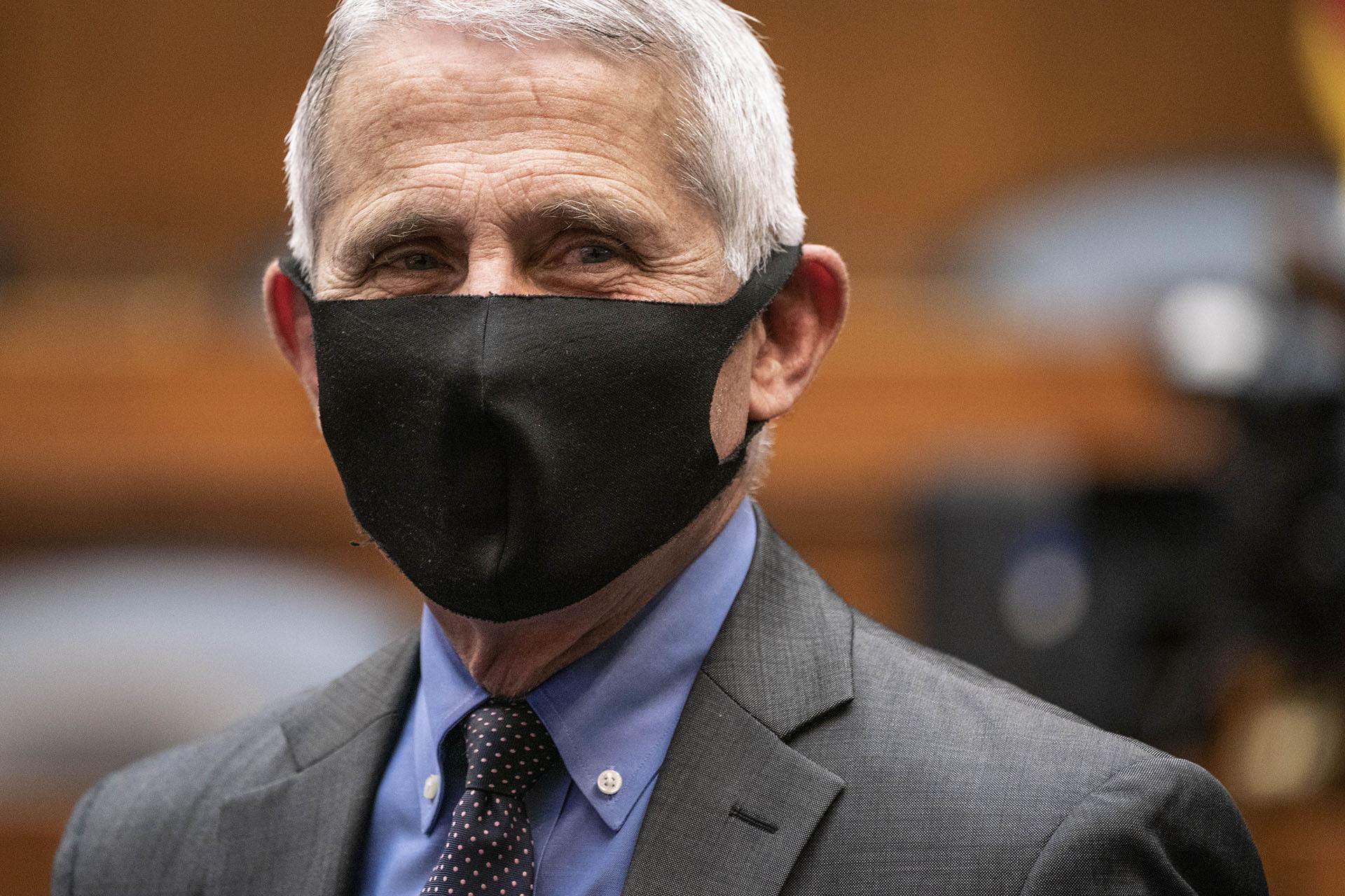 Director of the National Institute of Allergy and Infectious Diseases Dr. Anthony Fauci arrives testify before a House Committee on Energy and Commerce on the Trump administration's response to the COVID-19 pandemic on Capitol Hill in Washington on Tuesday, June 23, 2020. (Sarah Silbiger / Pool via AP)