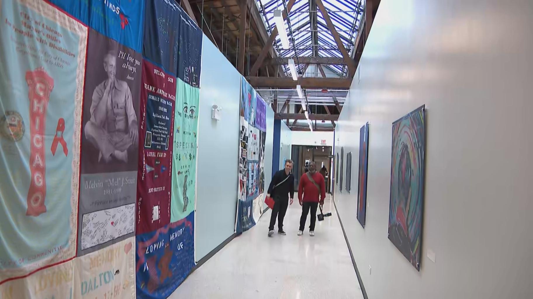Interior of the Vivent Health+TPAN health center, located at 5537 N. Broadway in Edgewater, on May 14, 2025. The center provides clinical care and social services for people living with HIV. (WTTW News)