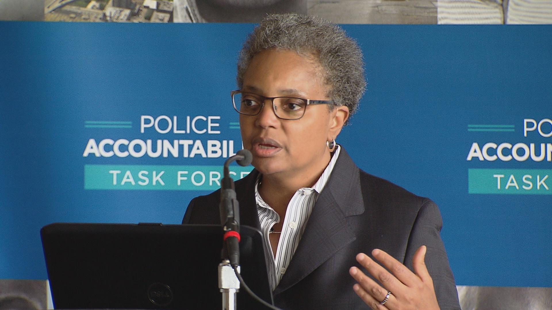 Lori Lightfoot, chairwoman of the Police Accountability Task Force, says FOP President Dean Angelo “continues to miss the mark when he dismisses the report.” 