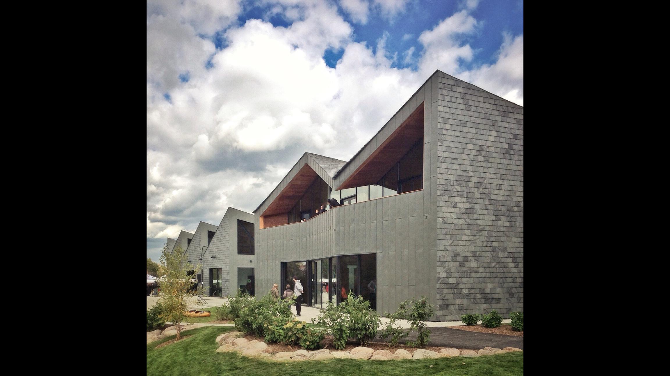 Rent a kayak or canoe at the stunning WMS Boathouse at Clark Park, designed by Studio Gang. (John Zacherle / Flickr)