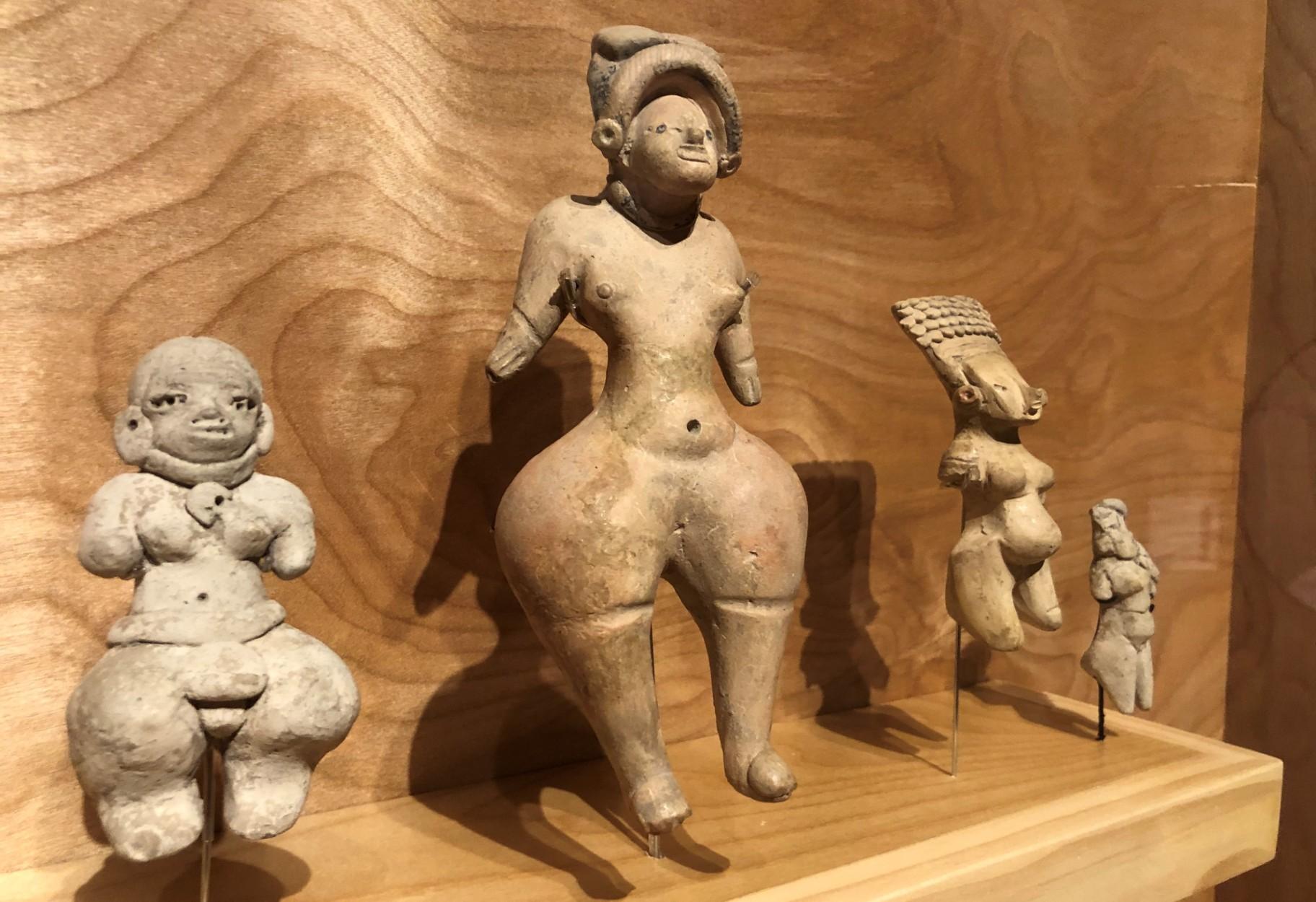 “Ancient Huasteca Women: Goddesses, Warriors and Governors” runs through July 21 at the National Museum of Mexican Art. (Marc Vitali / WTTW News)