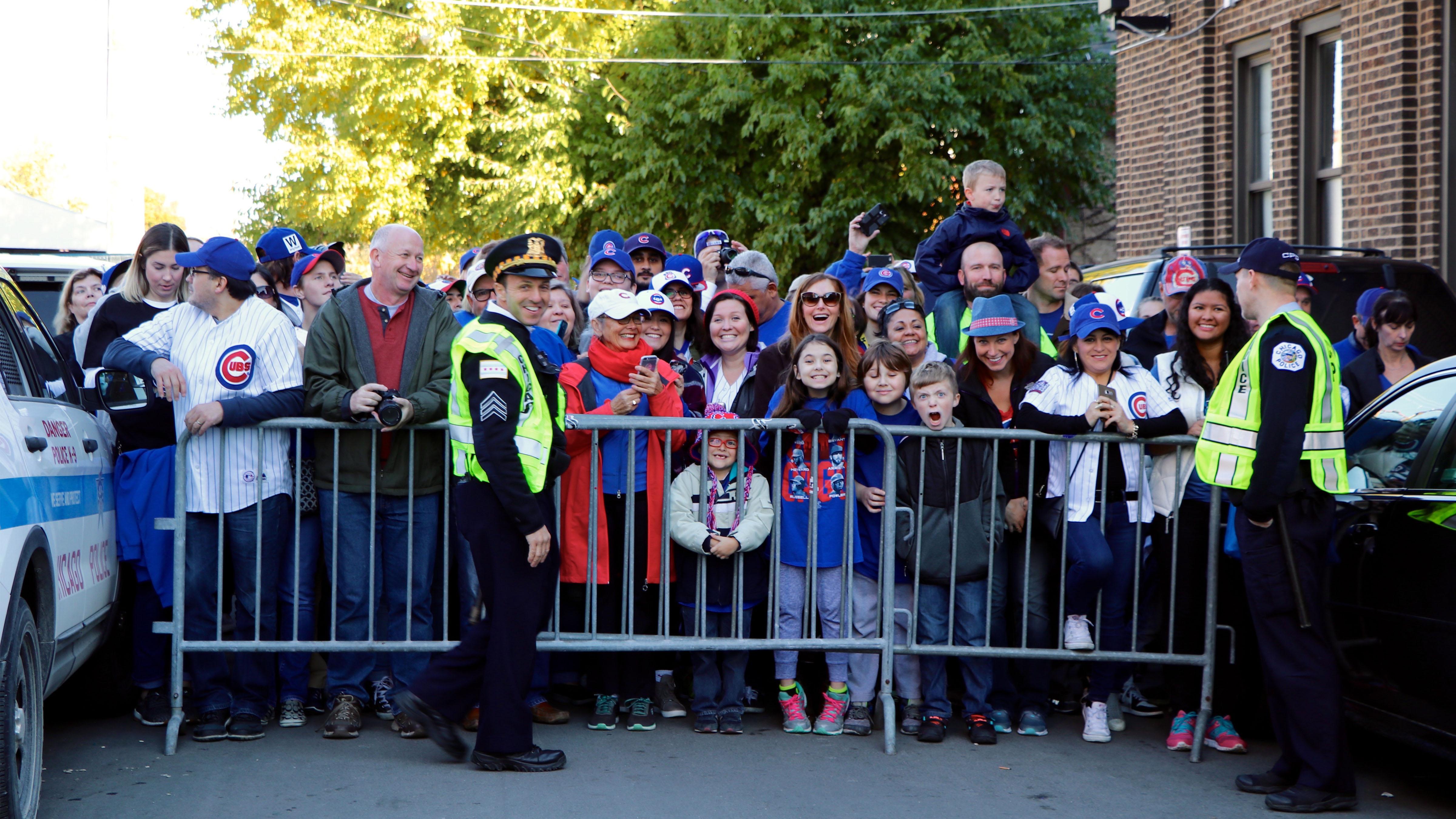 Cubs fans flock to World Series parade: 'The wait is over