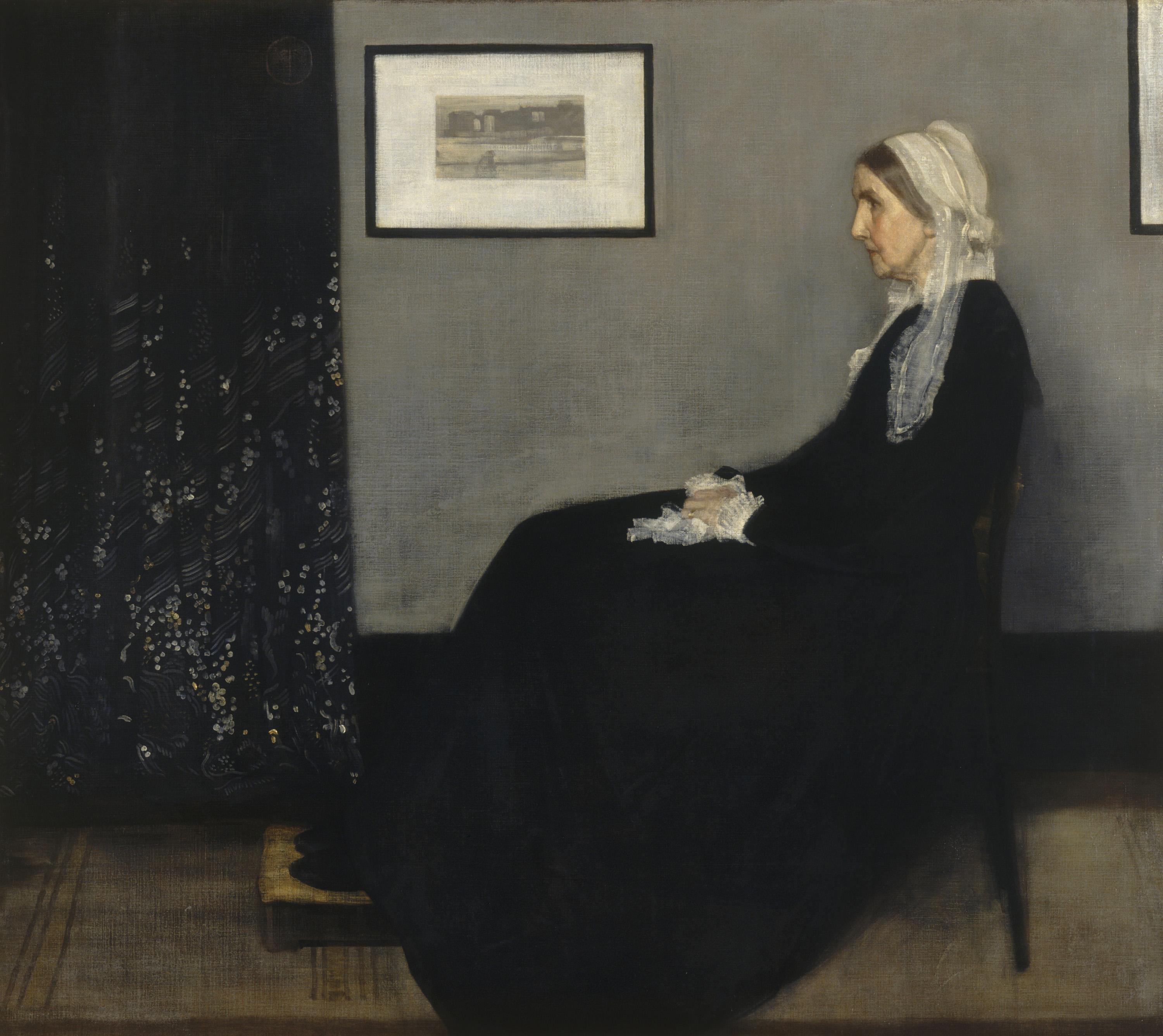James McNeill Whistler. “Arrangement in Grey and Black No. 1 (Portrait of the Artist's Mother),” 1871. Musée d'Orsay, Paris, RF 699. © RMN-Grand Palais / Art Resource, NY.