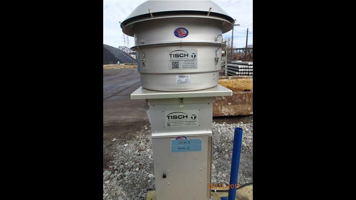 Air quality monitors were installed this spring at S.H. Bell. (EPA)
