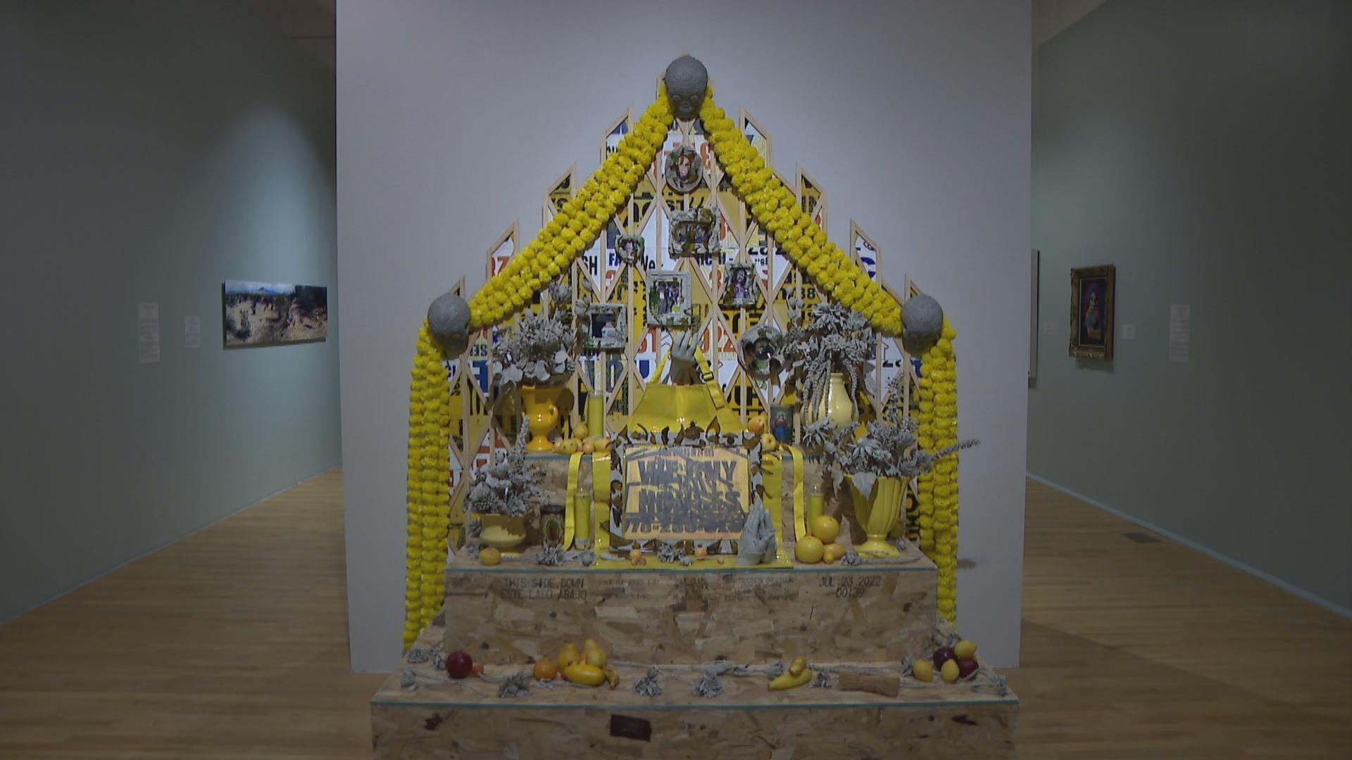 This year’s Día de Muertos exhibit at the National Museum of Mexican Art is titled “Memories & Offerings.” (WTTW News) 