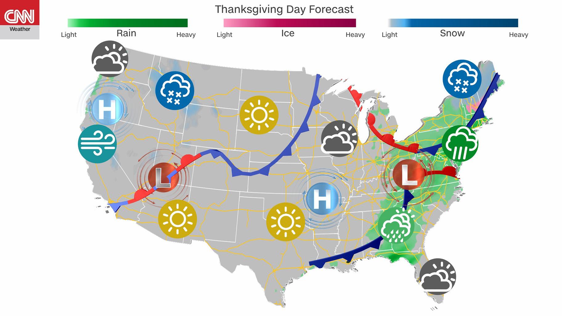 Multiple Storm Systems May Impact Your Thanksgiving Plans This Week ...