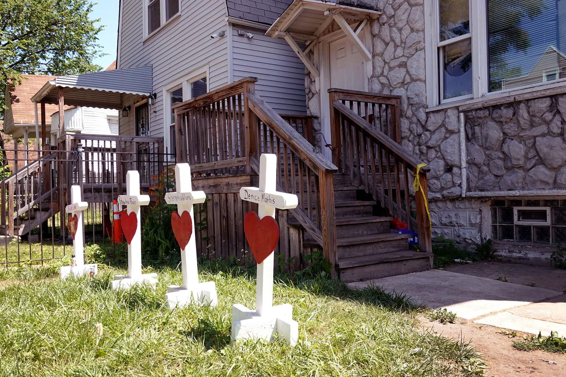 In Chicago, shooting incidents are up 64% so far this year compared with the same period two years ago. (Scott Olson / Getty Images)