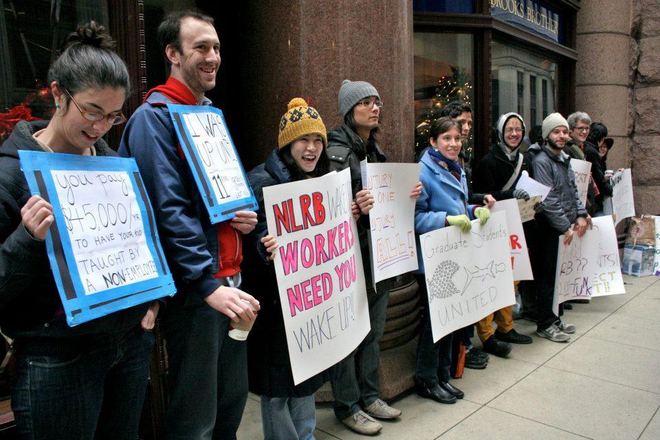 On its website, Graduate Students United says it’s been “working since 2007 to improve the lives of graduate students and gain recognition for the work we do.” (Graduate Students United / Facebook)