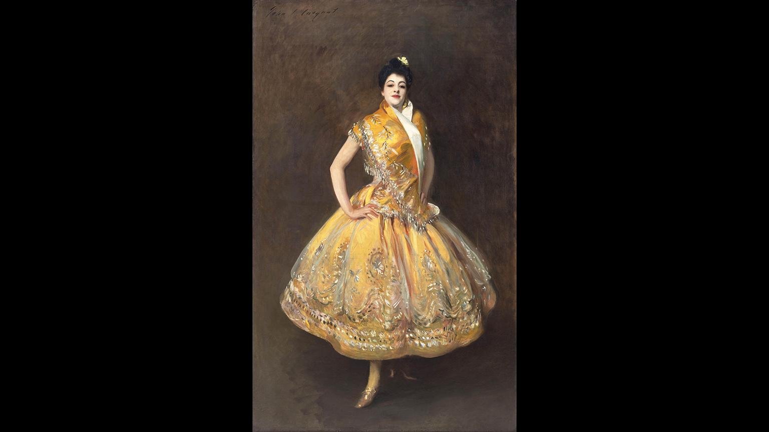 John Singer Sargent. “La Carmencita,” 1890. Musee d'Orsay, Paris. © RMN (Musée d’Orsay) / Gérard Blot.