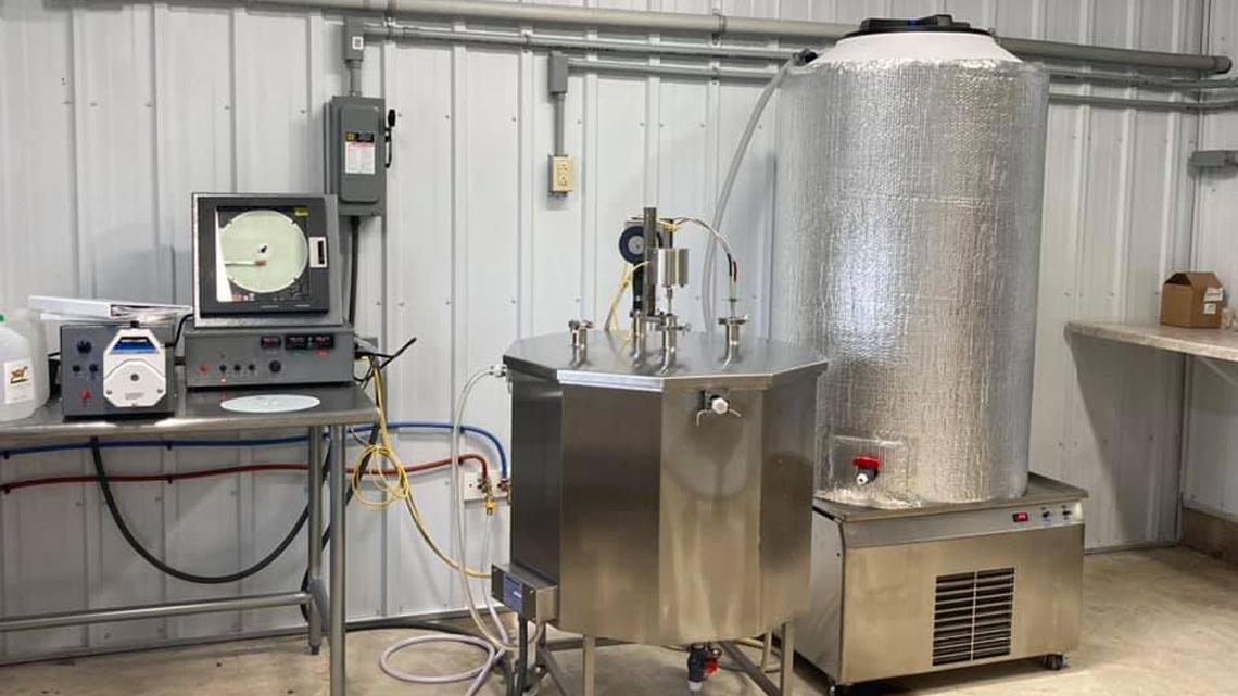 The equipment used to bottle milk at Little Brown Cow Dairy. (Provided by Terry Hoerbert, Little Brown Cow Dairy)