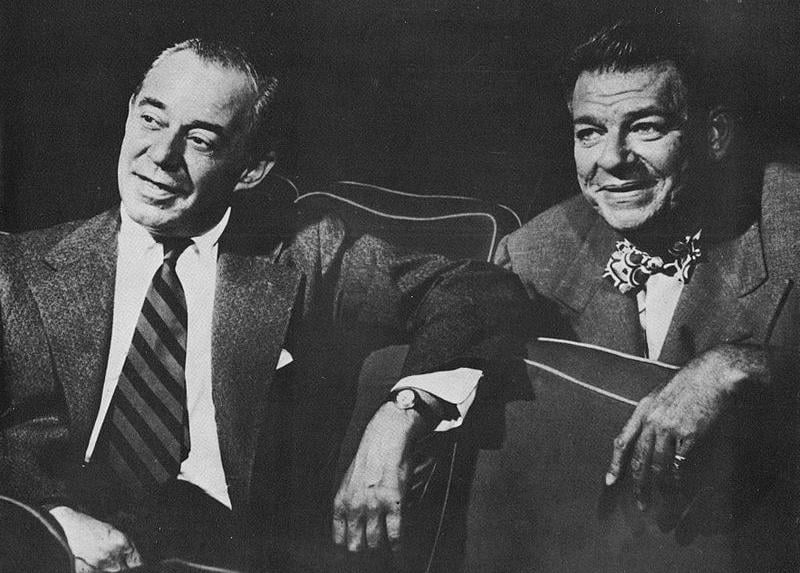 Richard Rodgers (left) and Oscar Hammerstein II