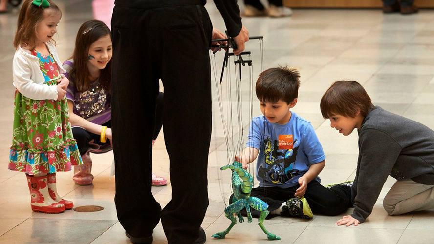 Storytellers, painters, musicians and other performers join The Field Museum for the Art and Science Spotlight. (The Field Museum / Facebook)