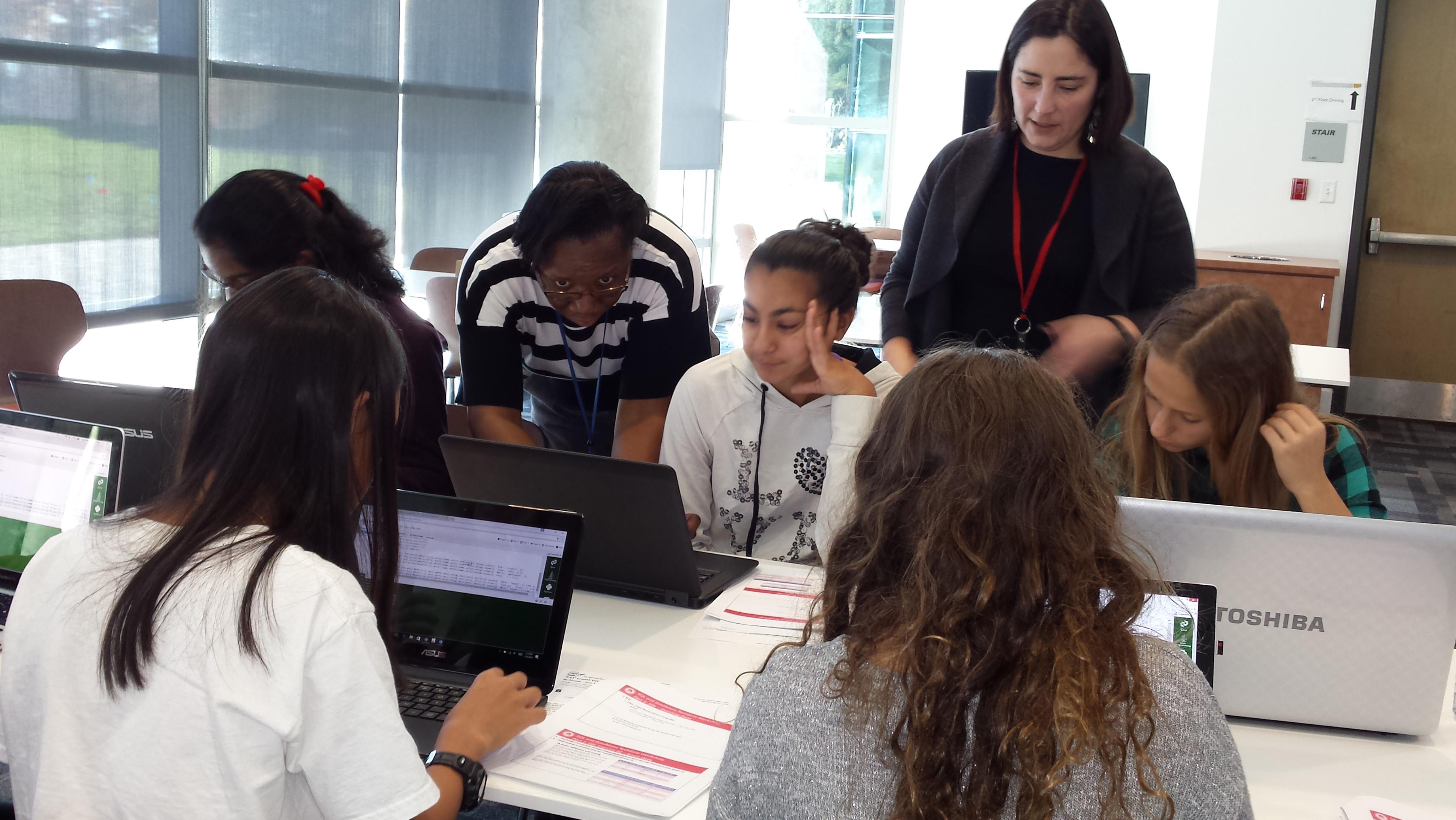 TechGirlz is “dedicated to reducing the gender gap in technology occupations,” according to its website. (Courtesy of Tracey Welson-Rossman)