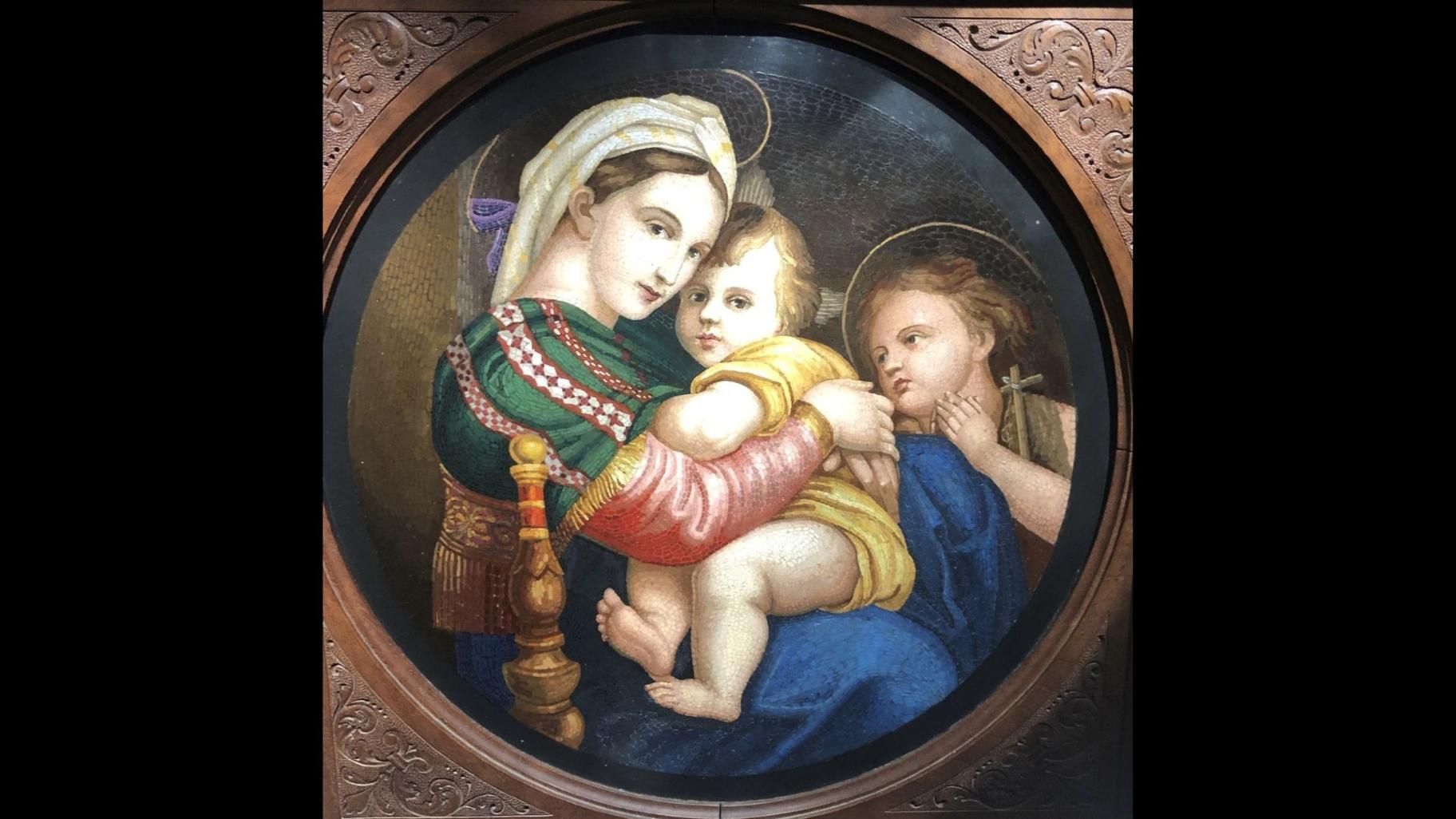 A mosaic at the Lizzadro Museum of Lapidary Art. (Marc Vitali / WTTW News)