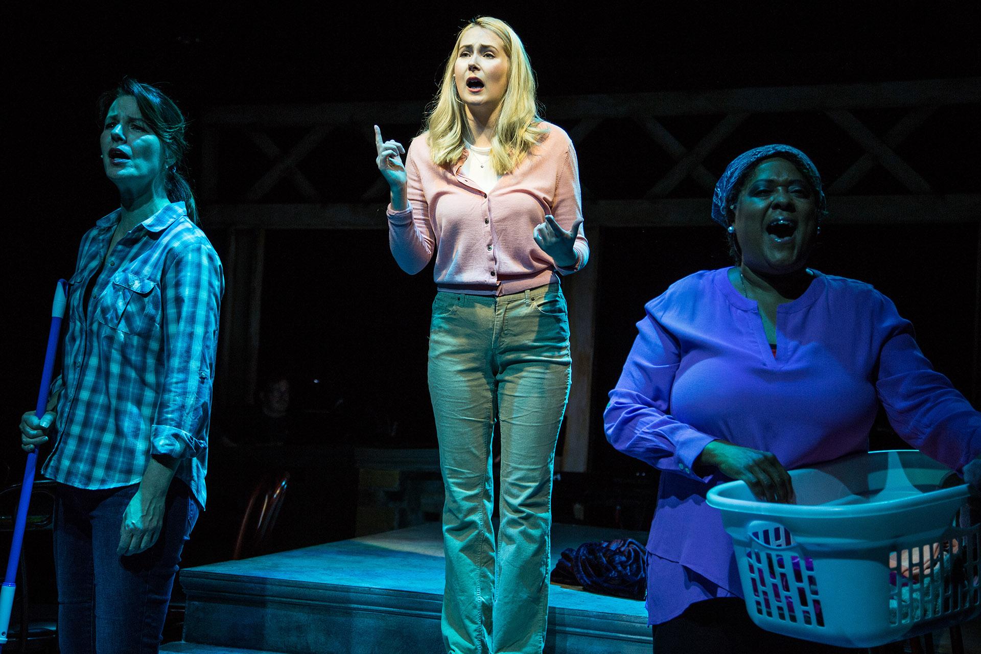 Loretta Rezos (left to right), Kiersten Frumkin and Cynthia F. Carter in “Working.” (Photo by Austin Oie Photography)